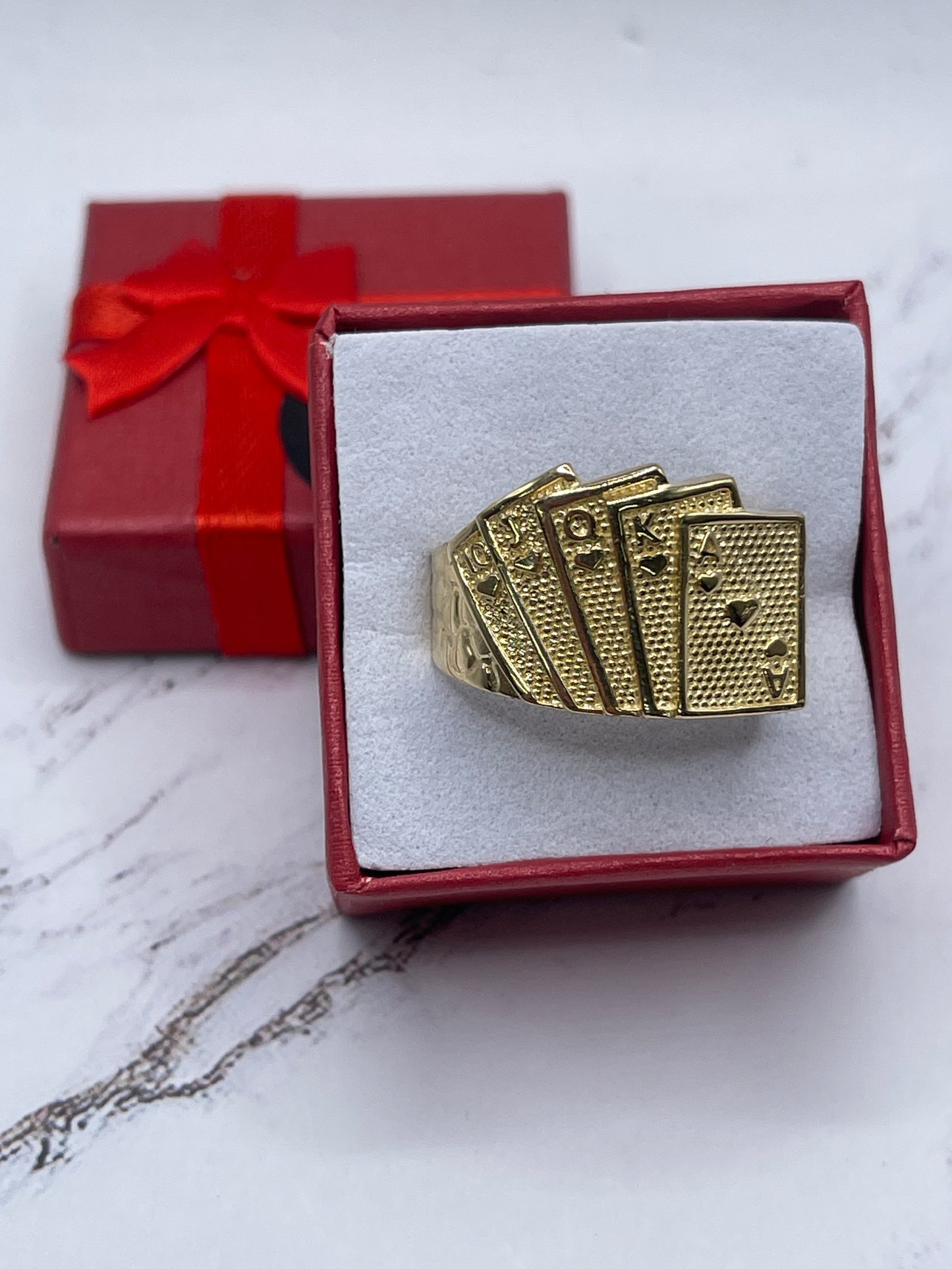 Cards Deck Ring 14k