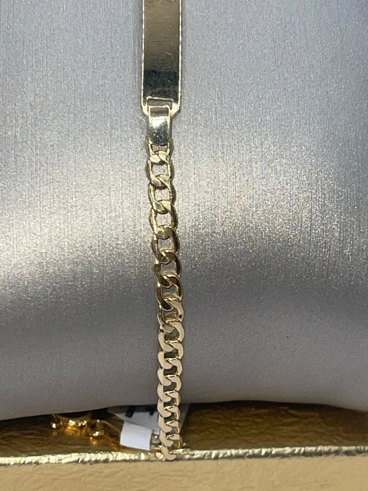Cuban ID Bracelet (kids) 14k