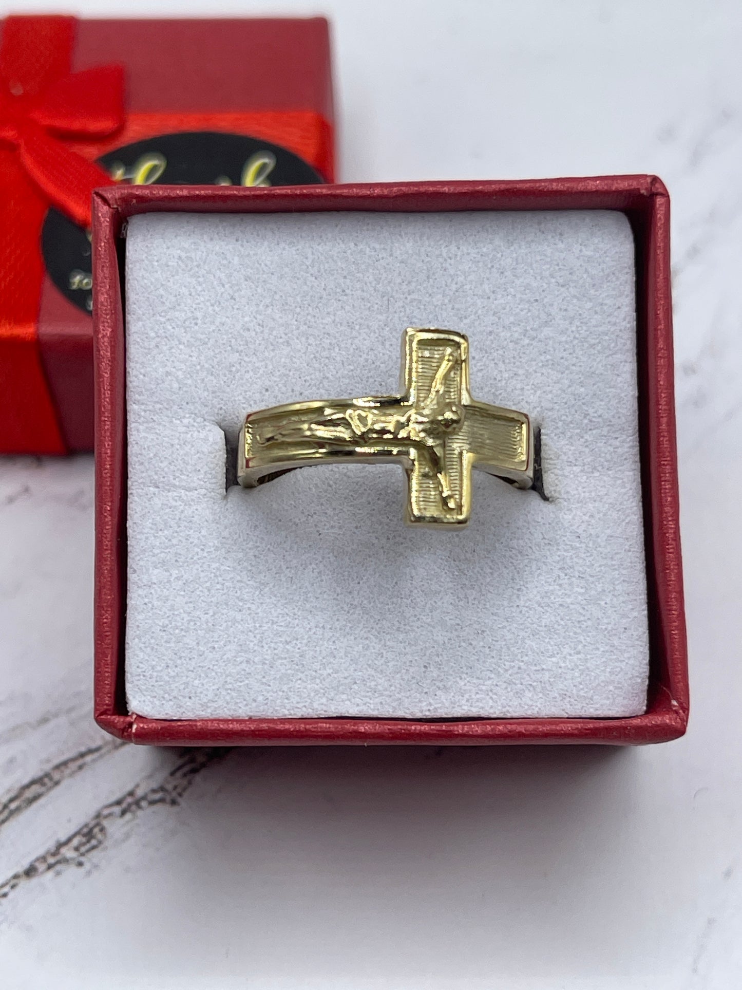 Cross Jesus Cx Ring 10k