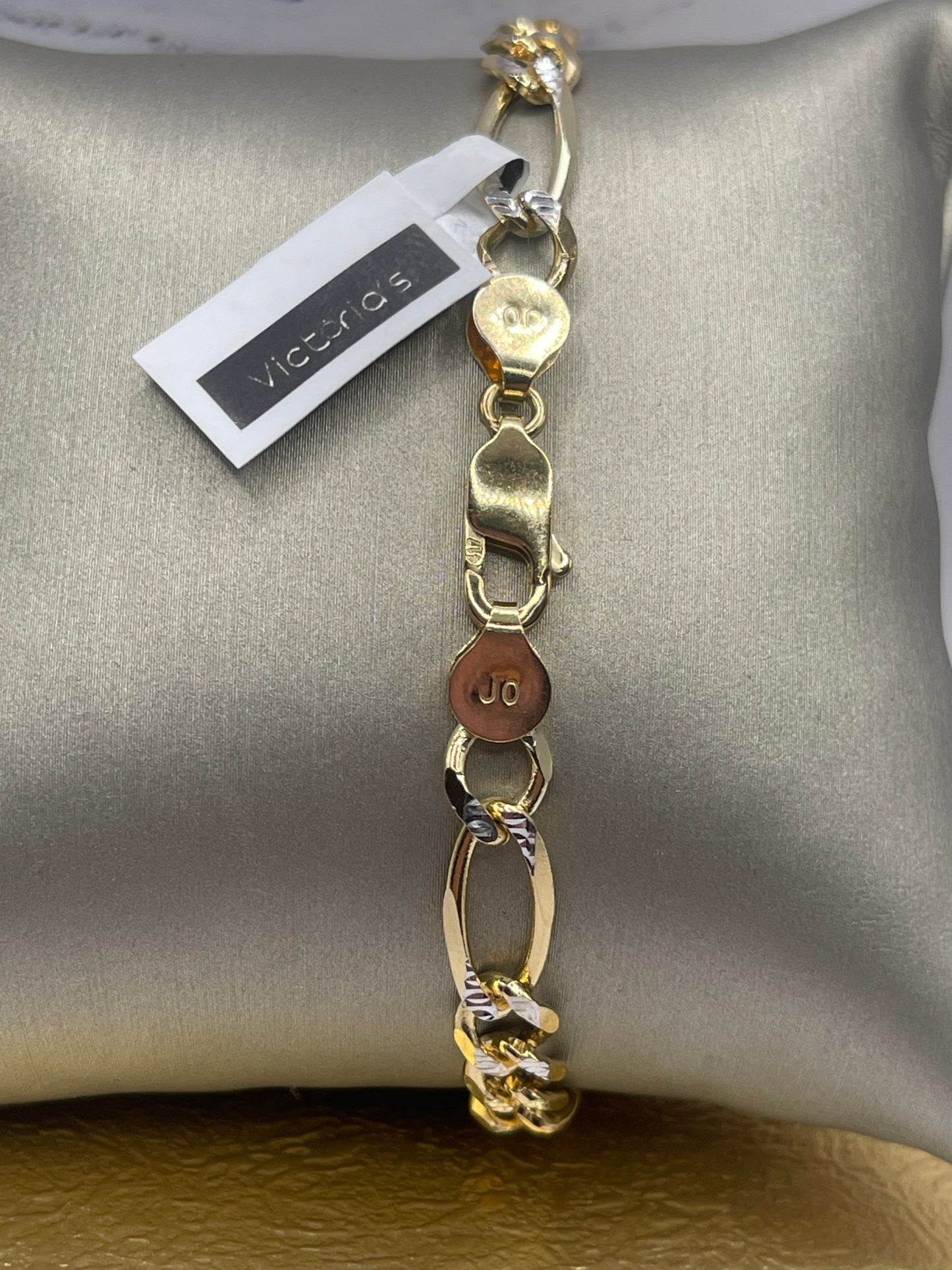 ID Figaro DC Bracelet 10k