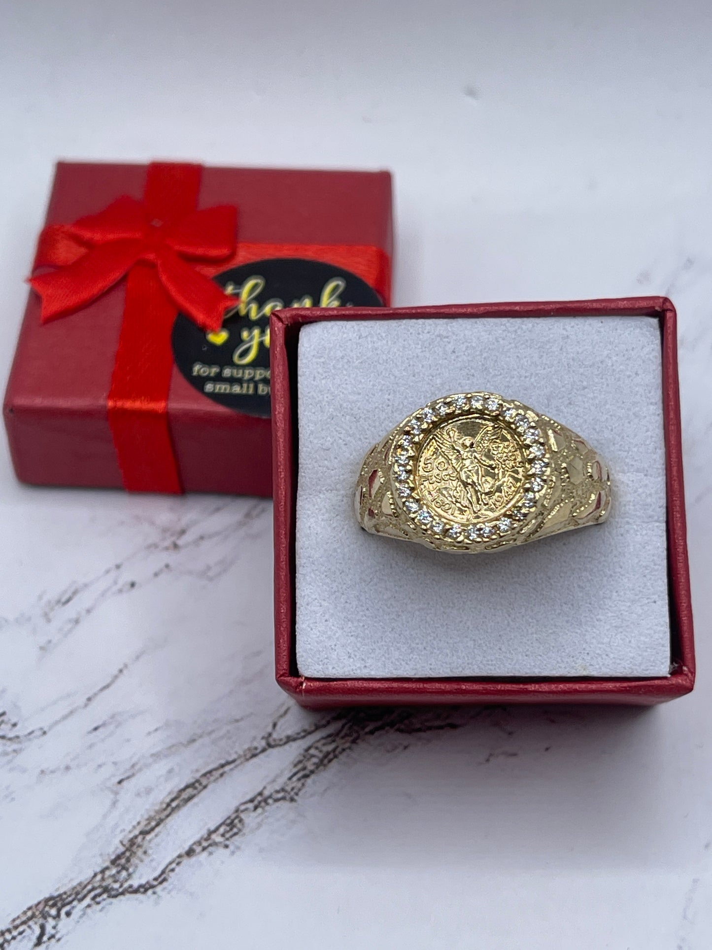 Centenario Cz Ring 14k