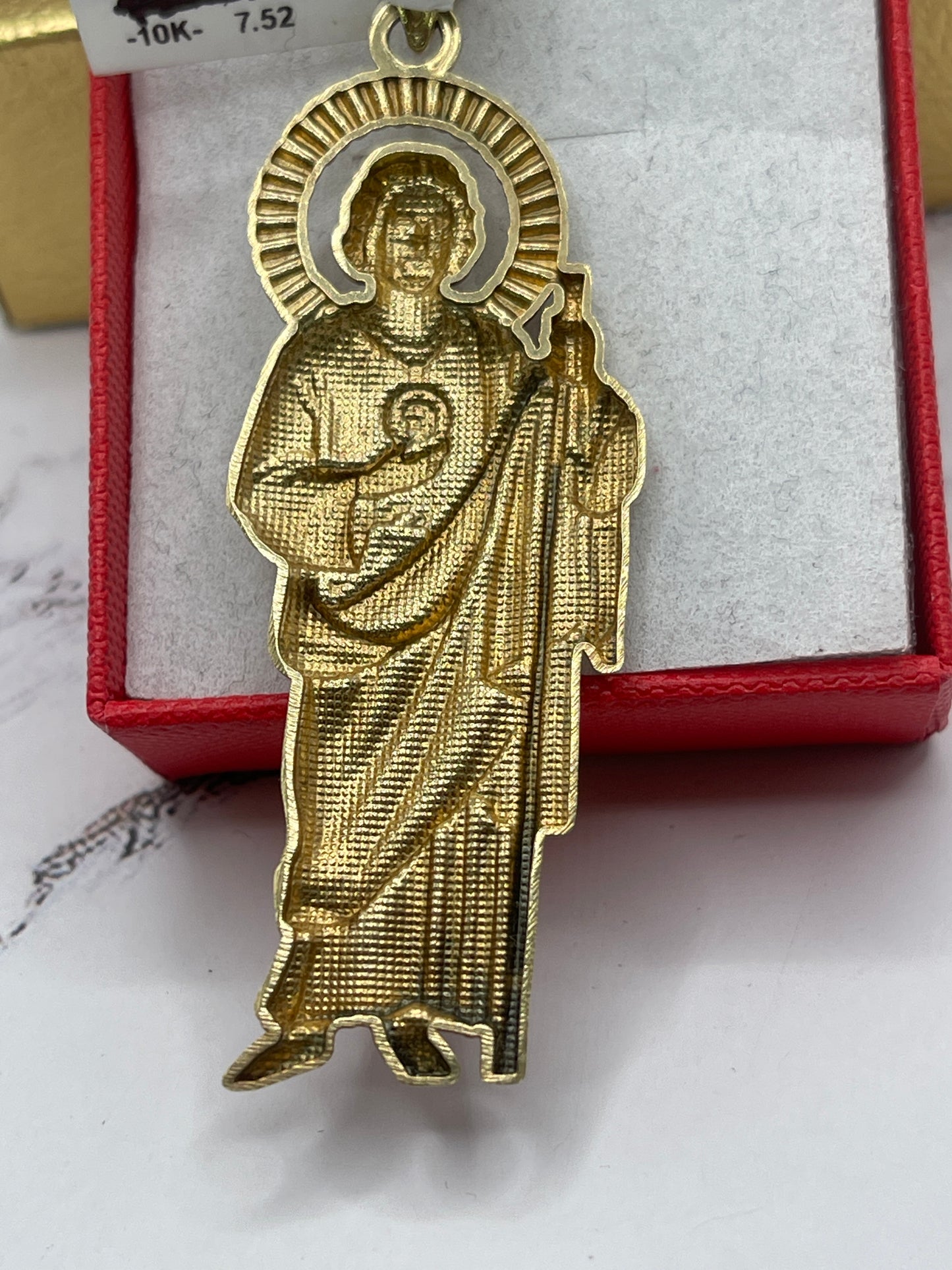 St Judas Pendent 10k