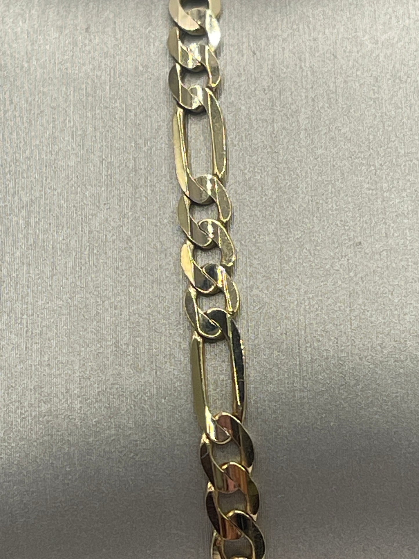 Figaro Bracelet 14k