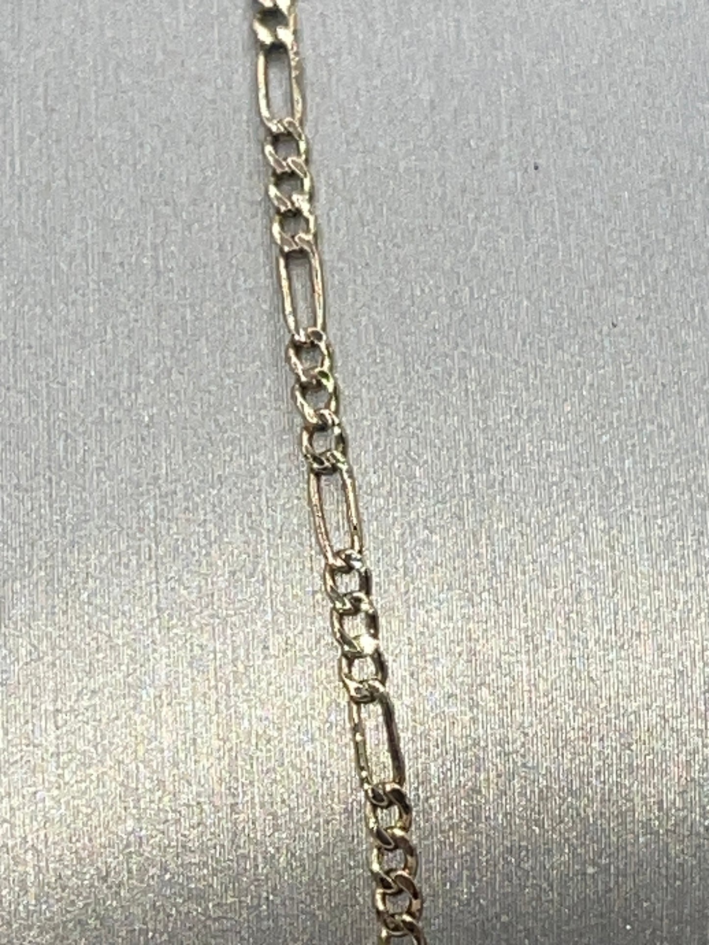 Figaro Bracelet 14k
