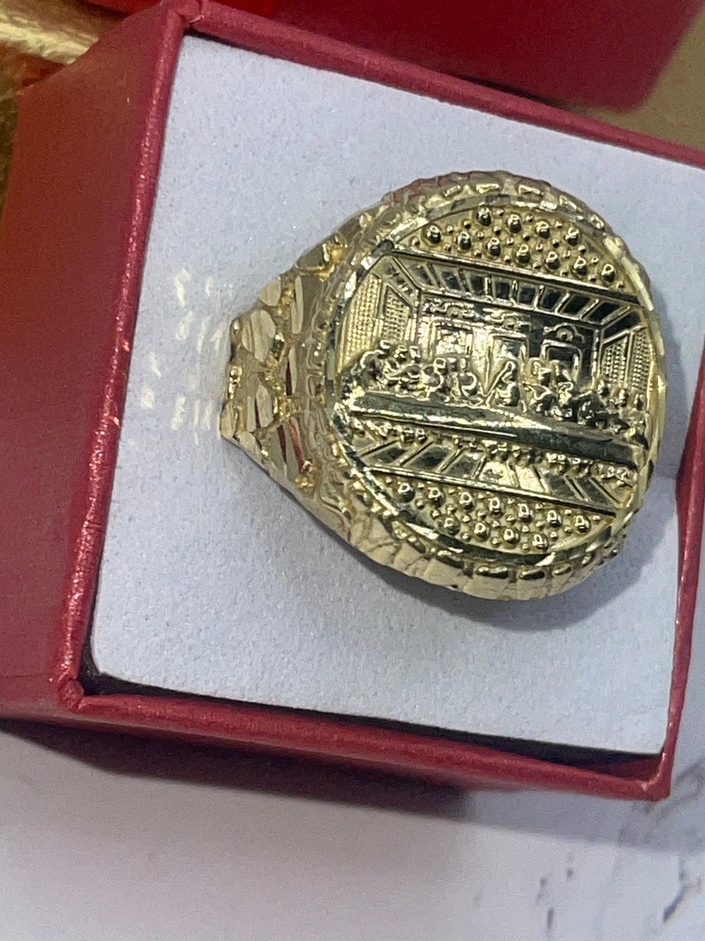 Last Supper Men Ring 10k