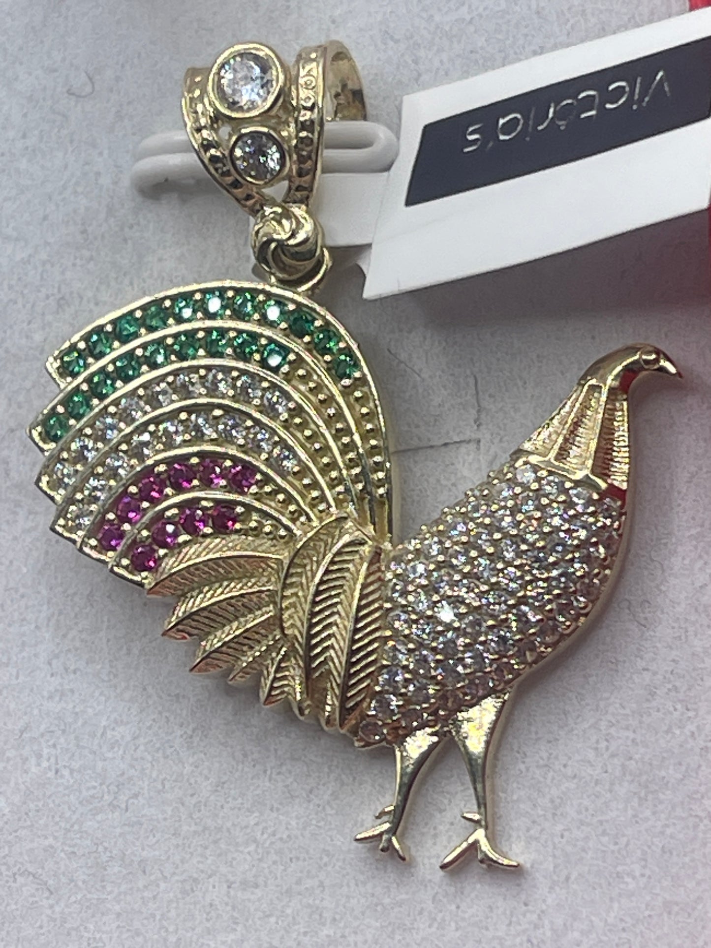 Roaster Cz Pendent 10k