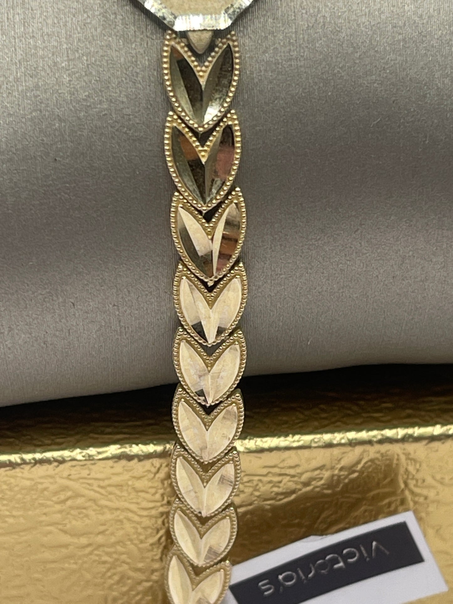 St Judas Plaque Bracelet 14k