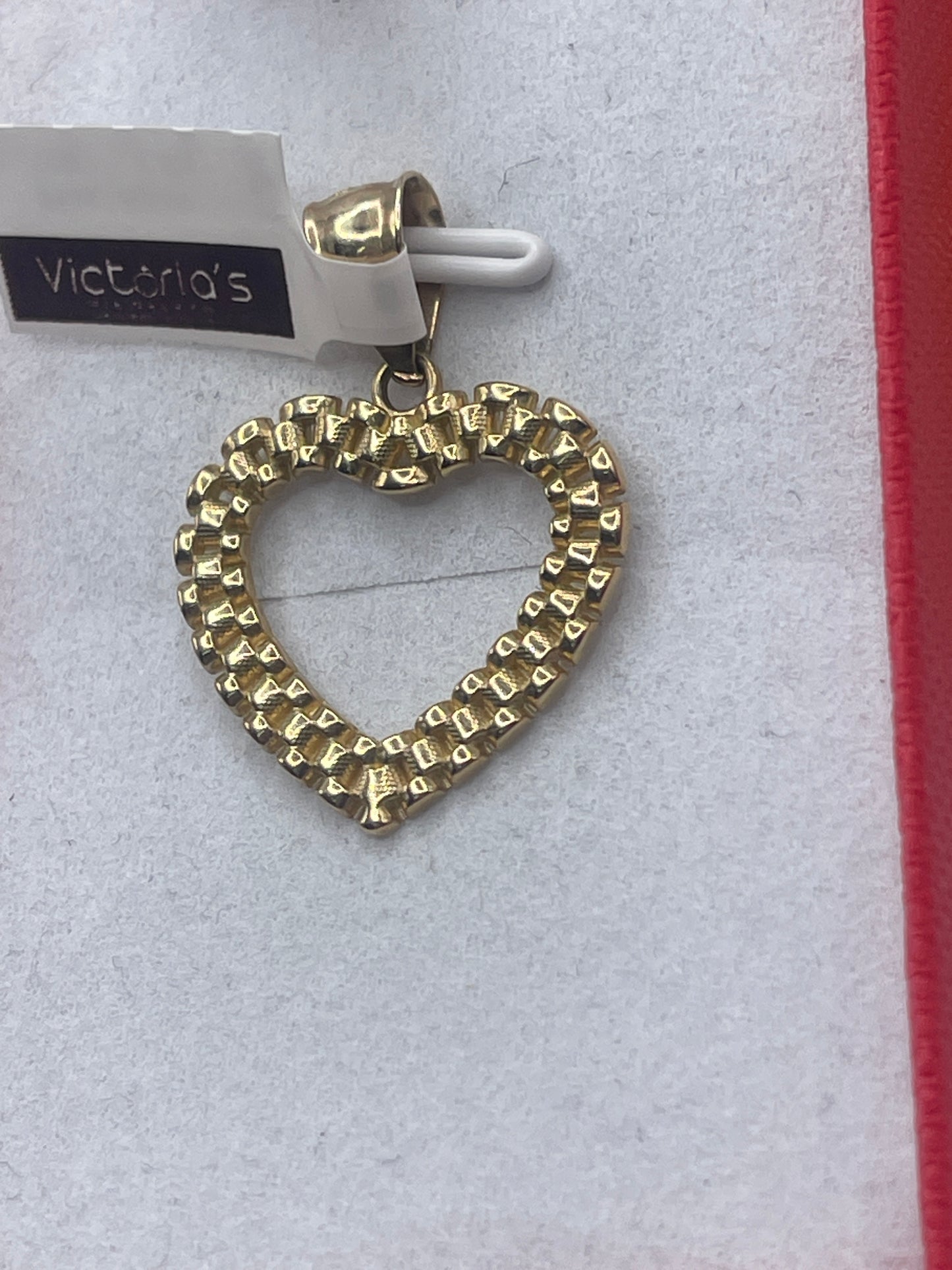Heart Rolex Pendent 10k