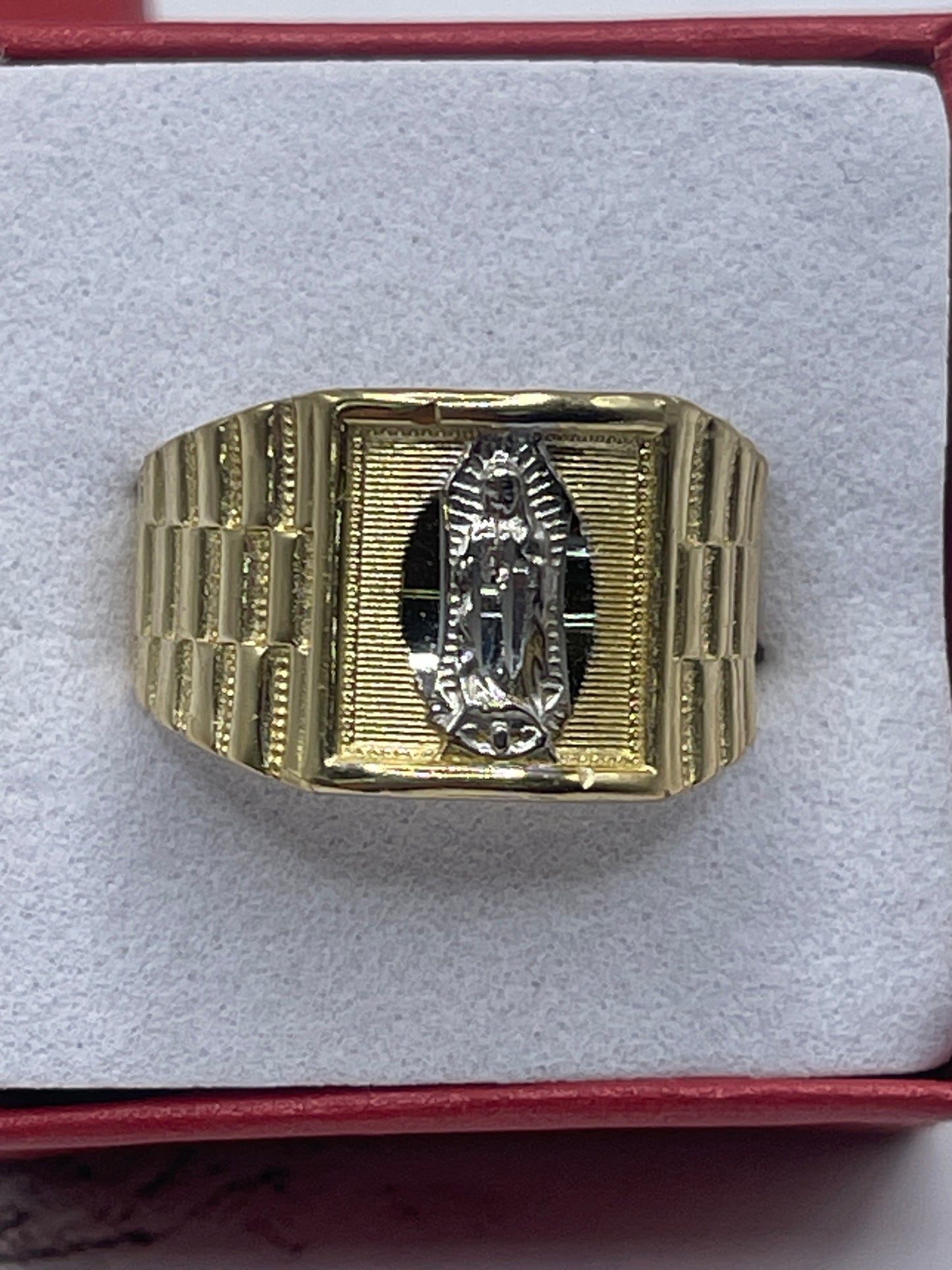 Virgen 2 Tone Ring 10k