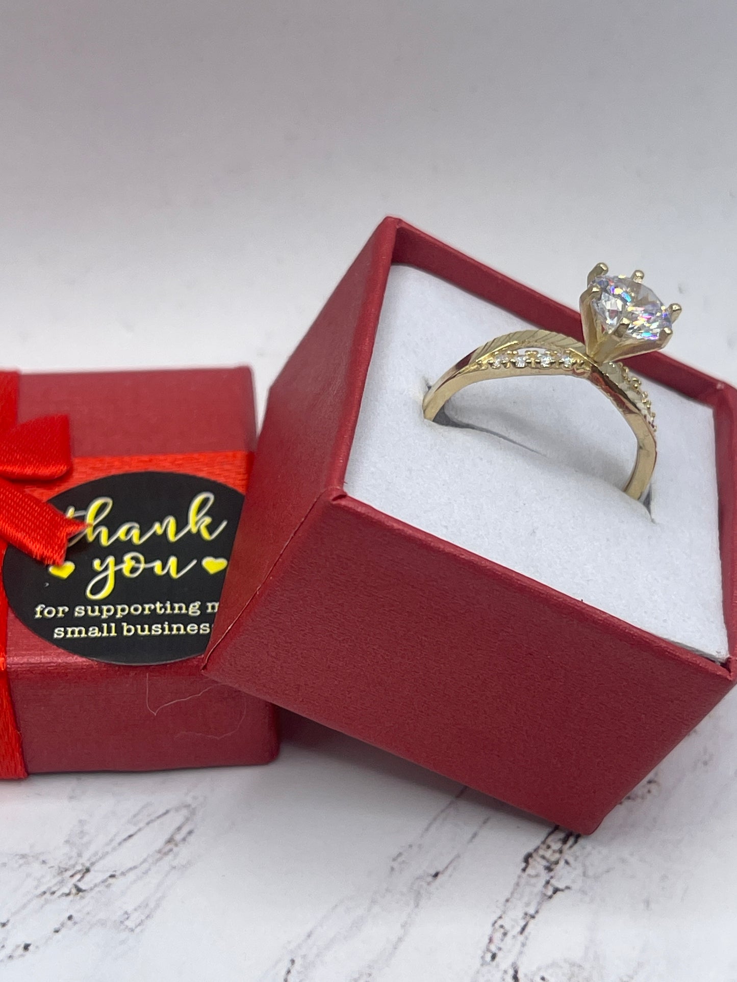 Infinity Promise Cz Ring 14k