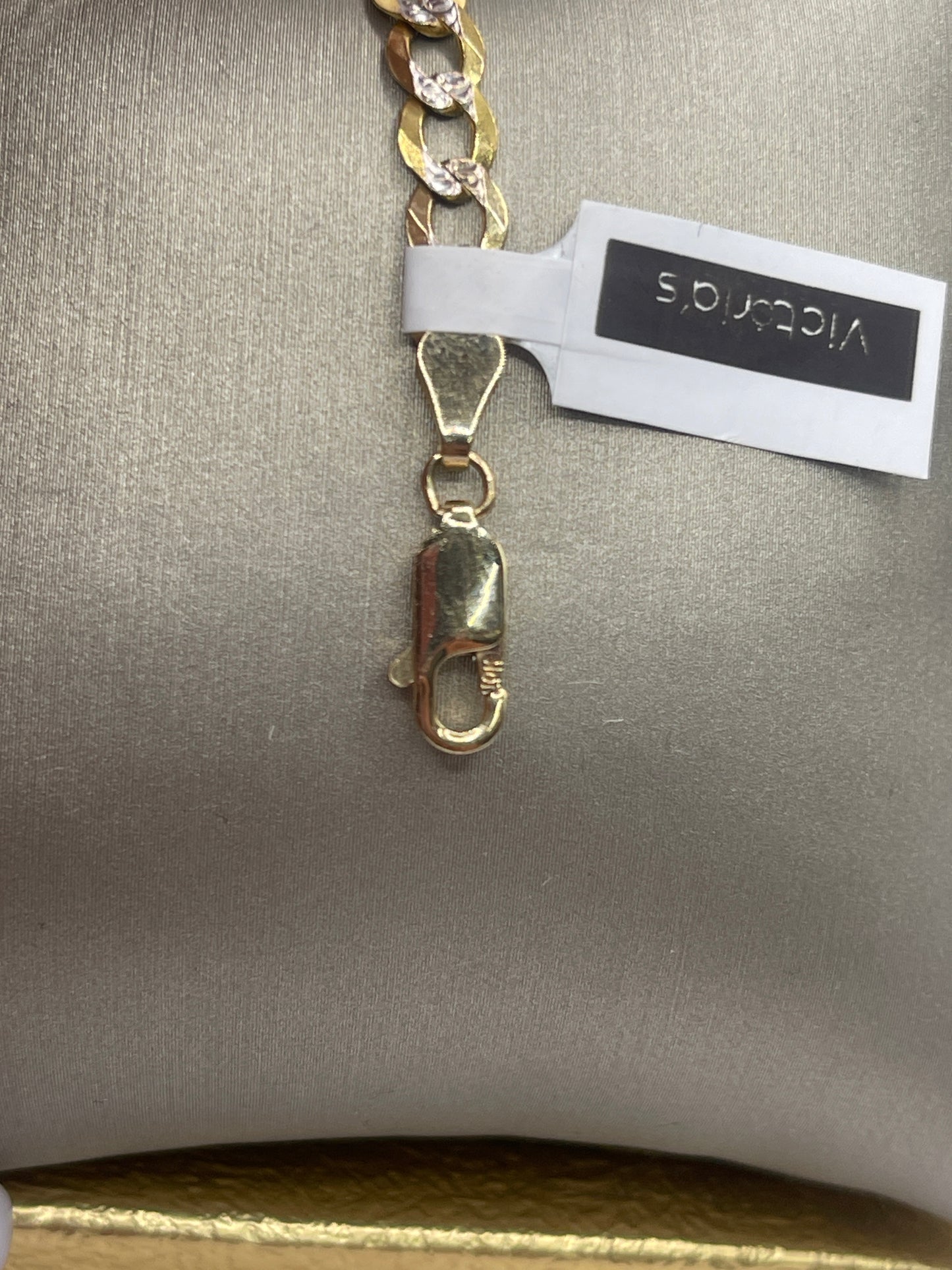Cuban DC ID Bracelet 10k