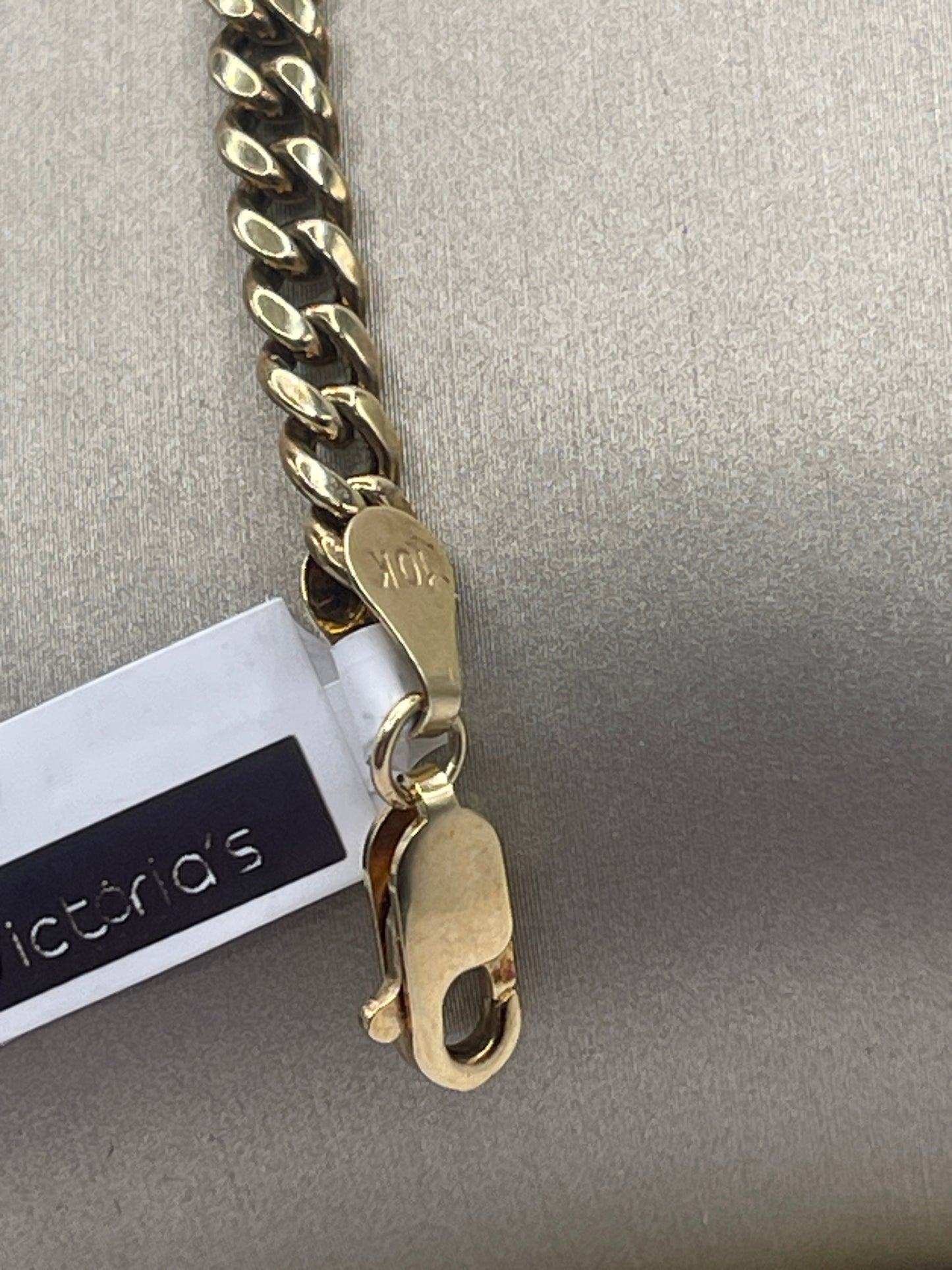 Cuban ID Bracelet 10k