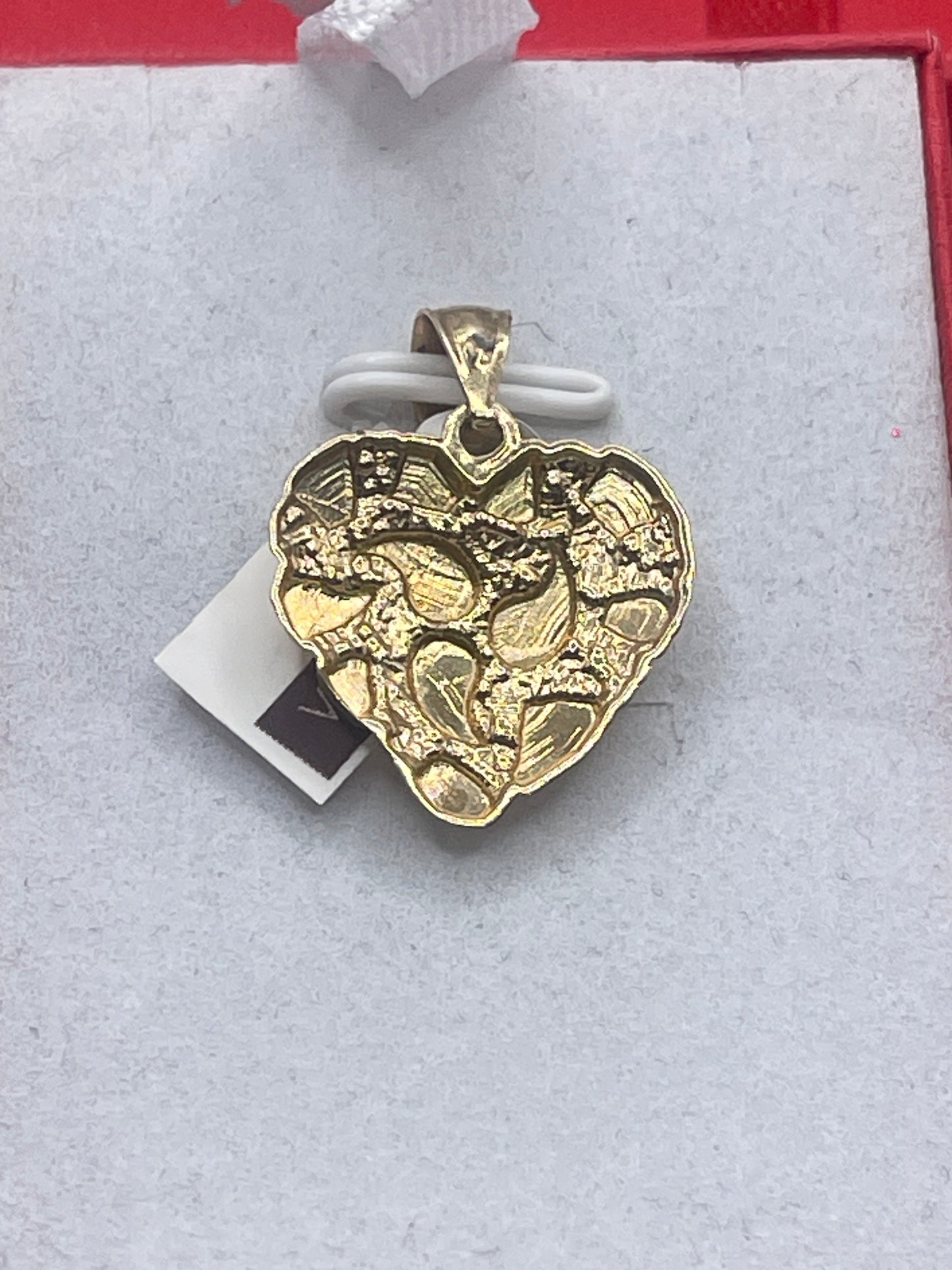 Heart Nugget Pendent 10k