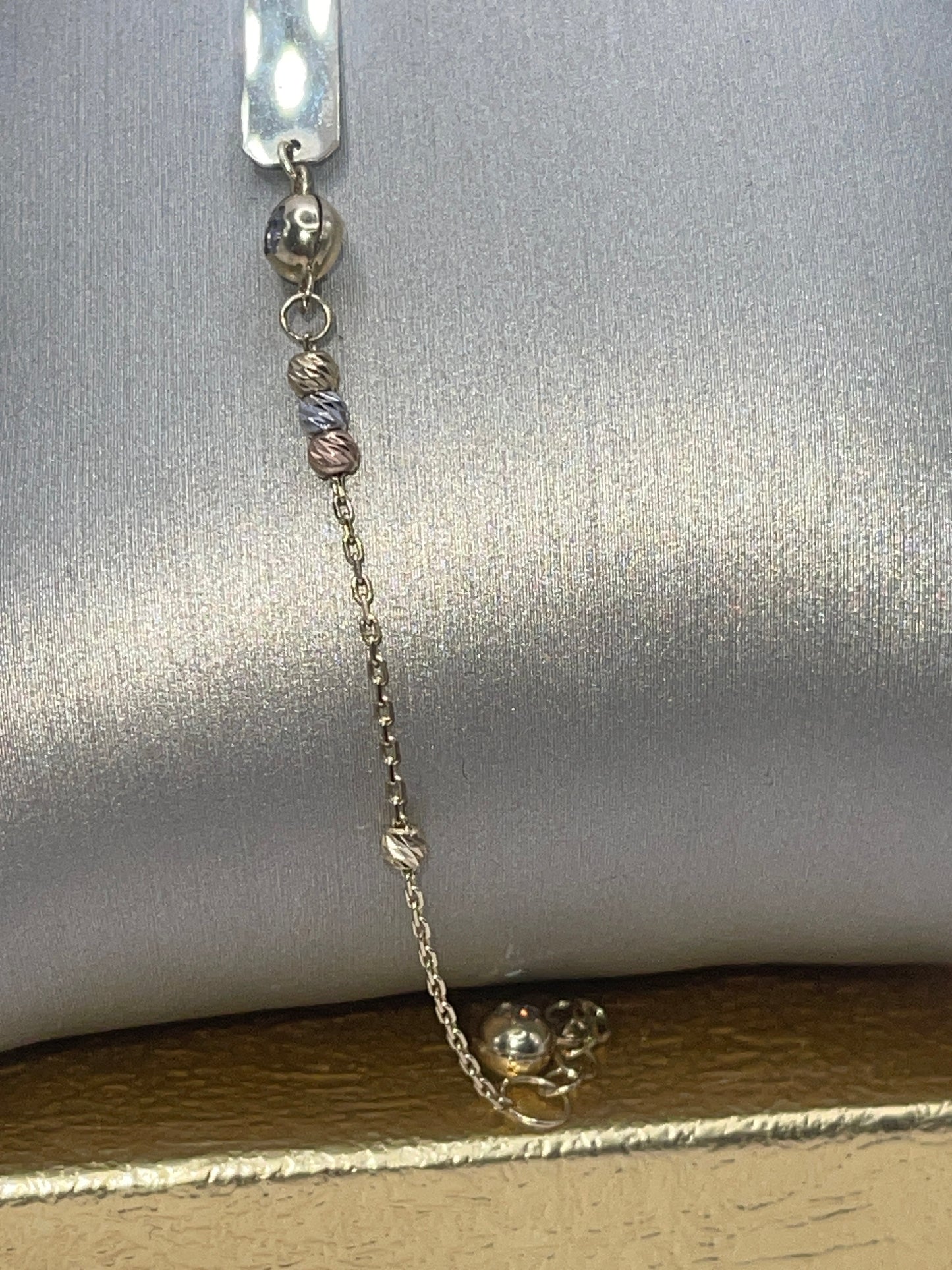 ID 3 Tone Bracelet (kids) 14k