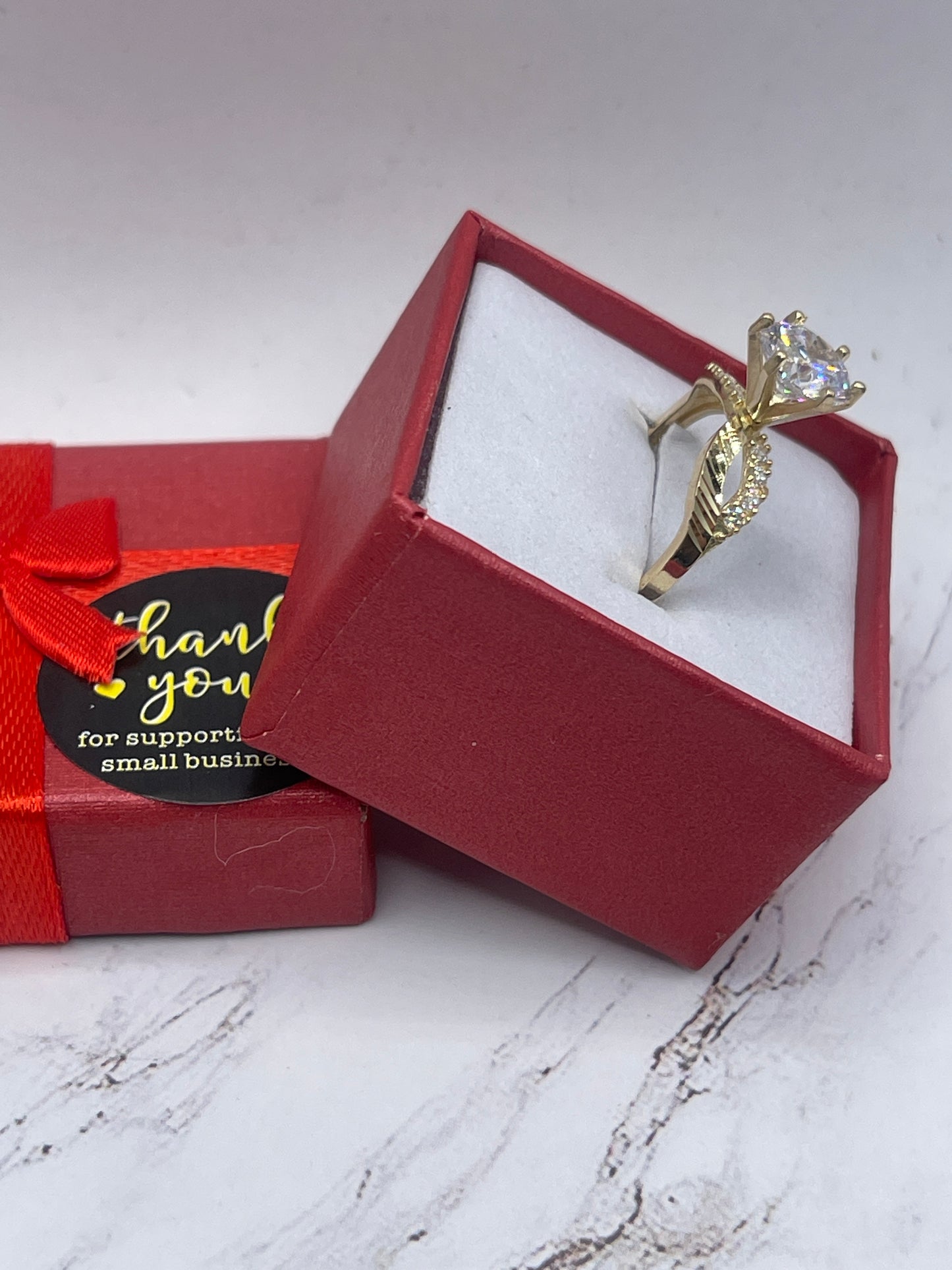 Infinity Promise Cz Ring 14k