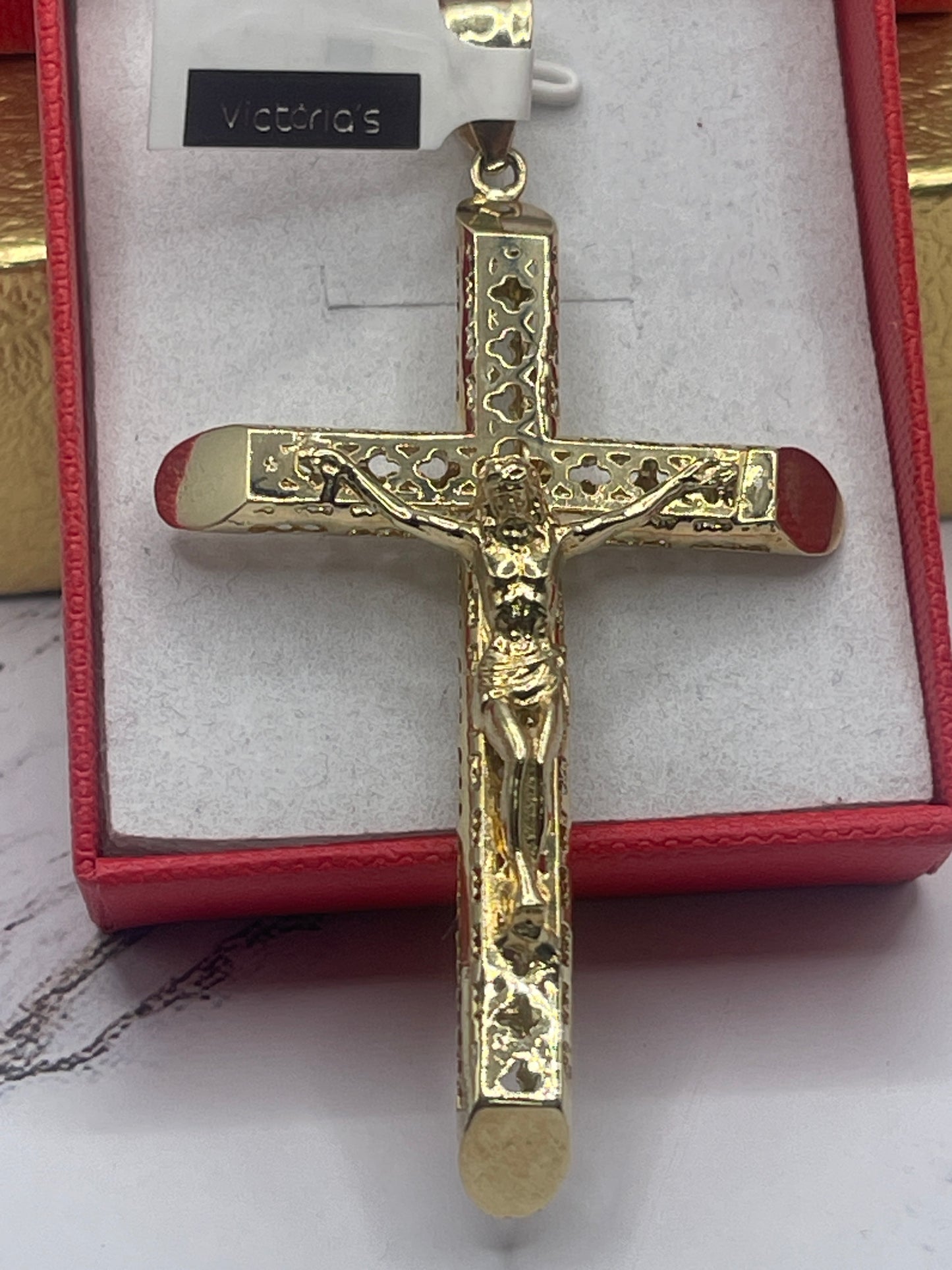 Cross Jesus Cx Bamboo Pendent 10k