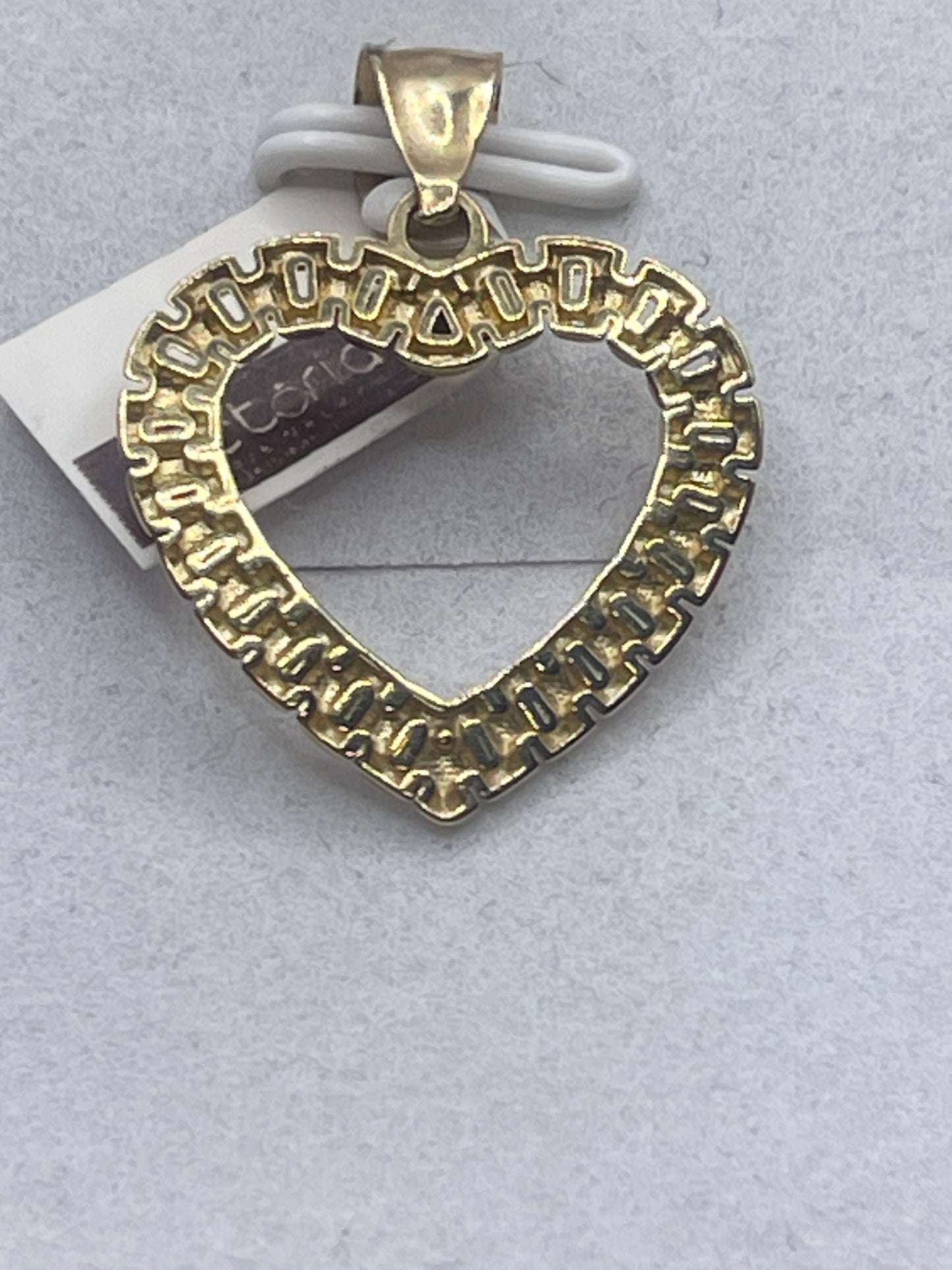 Heart Rolex Pendent 10k