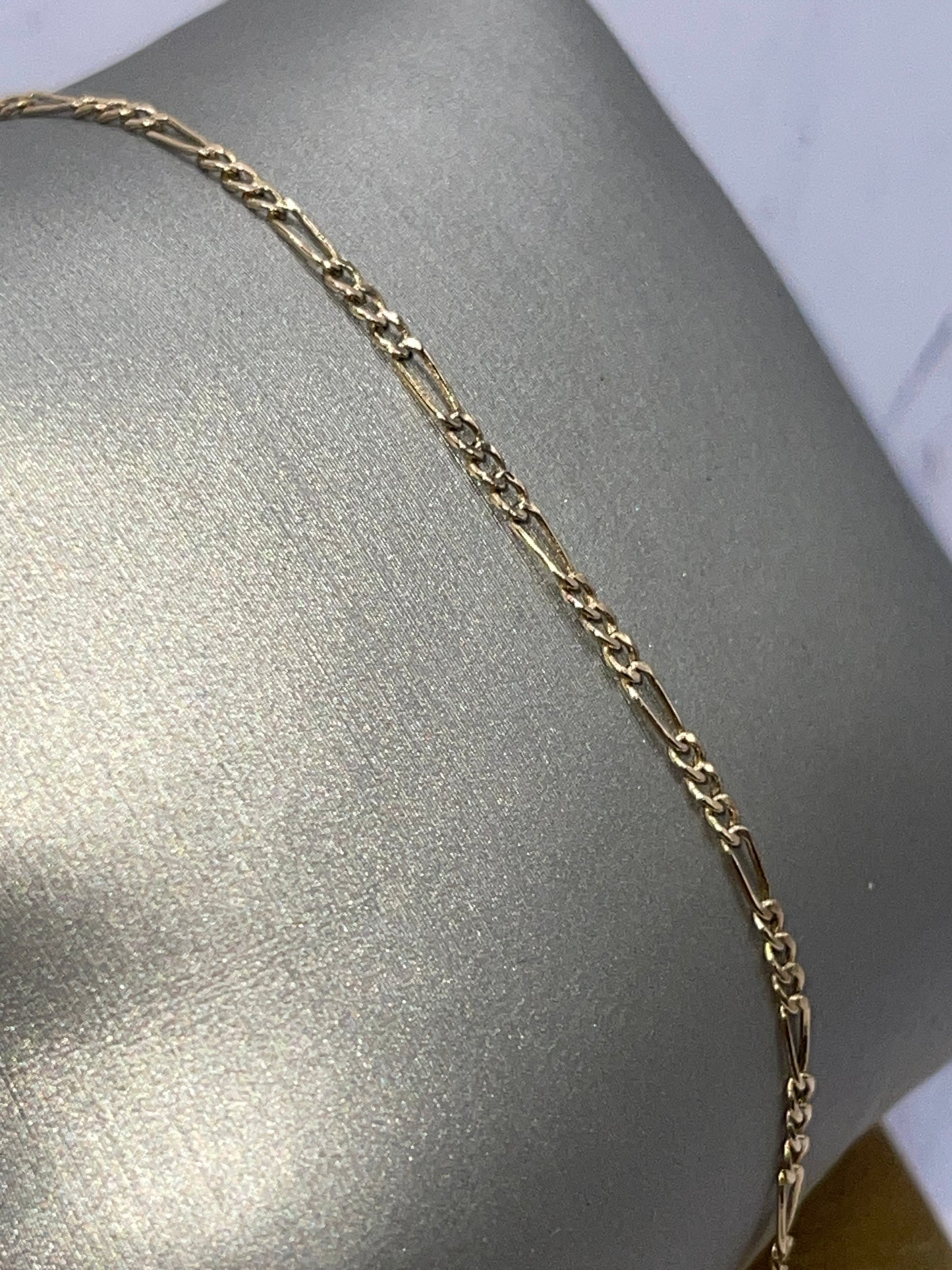 Figaro Bracelet 14k