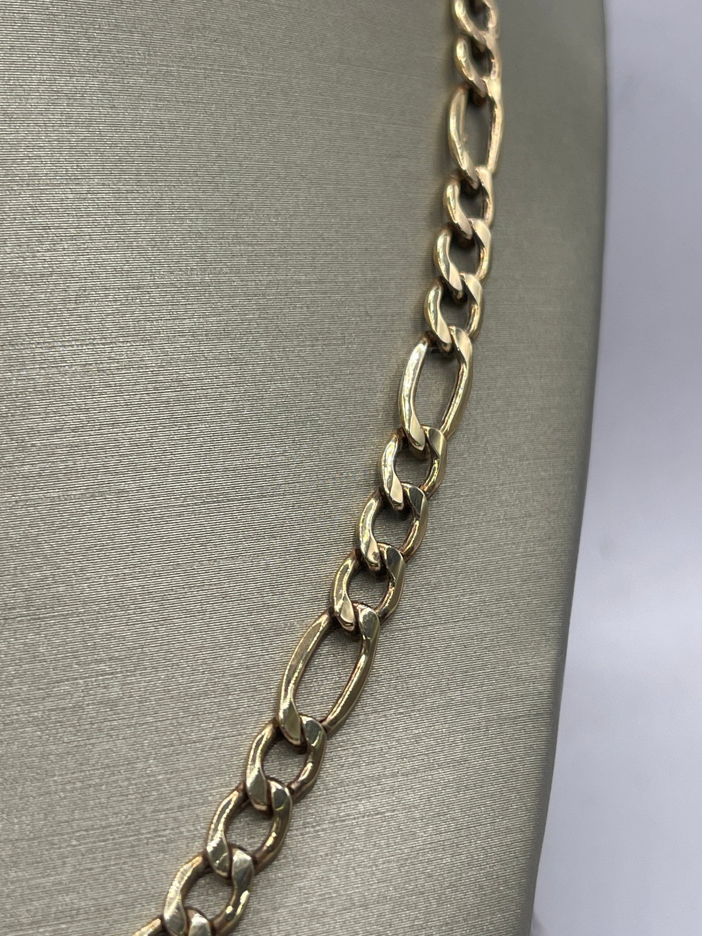 Figaro Hollow Chain 10k