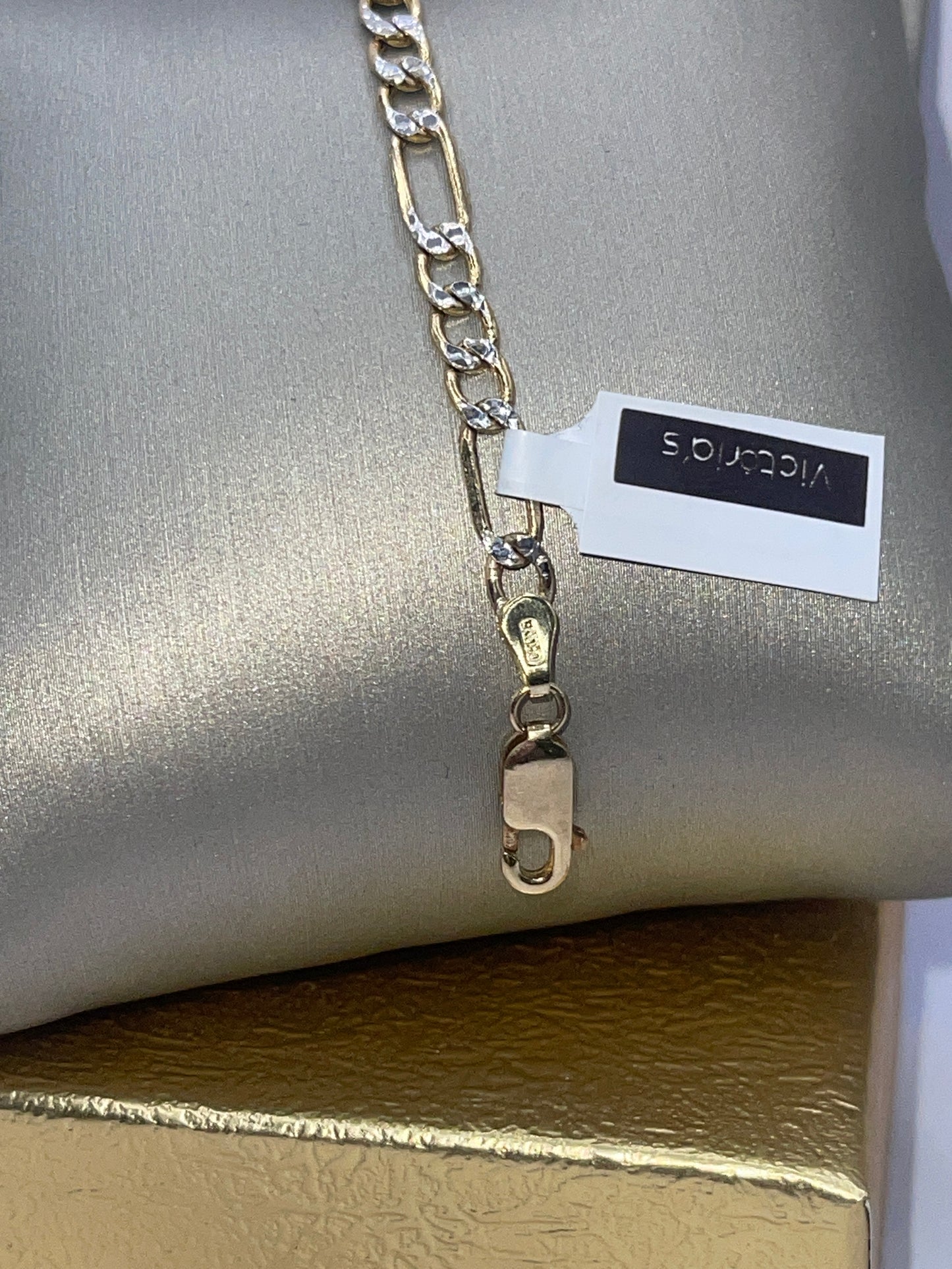 Figaro DC ID Bracelet (Kids) 10k