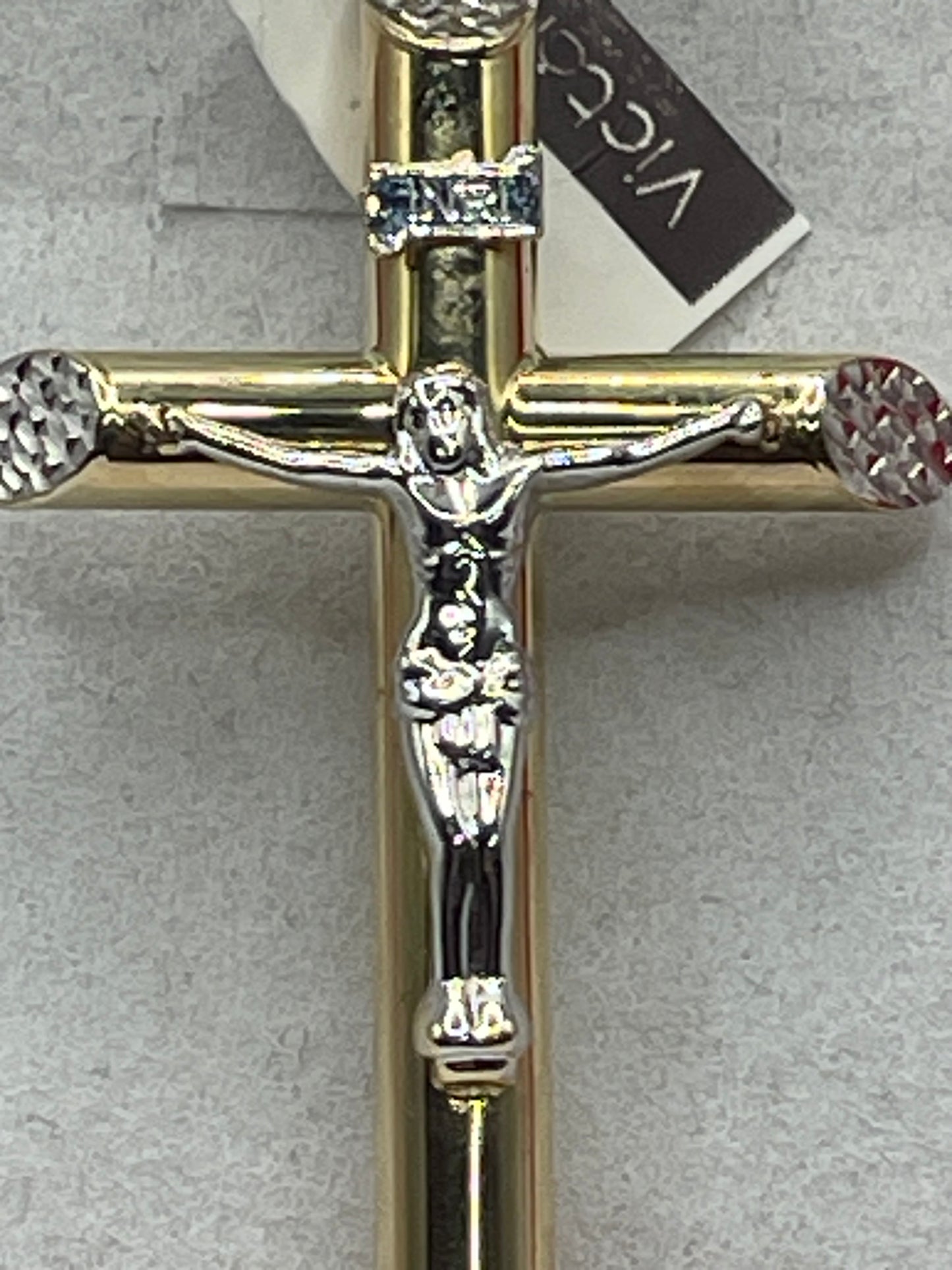 Cross Jesus Cx Pendent 14k