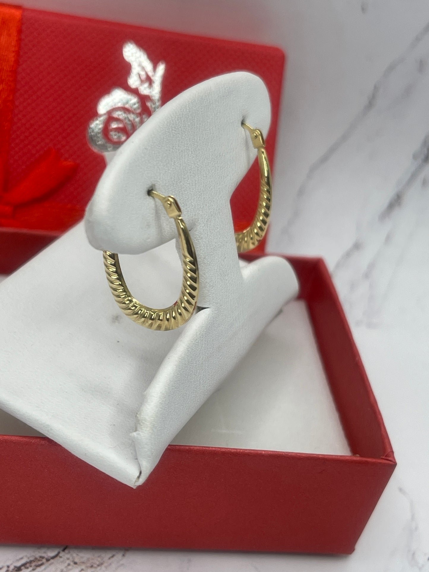 Hoop Earrings 14k