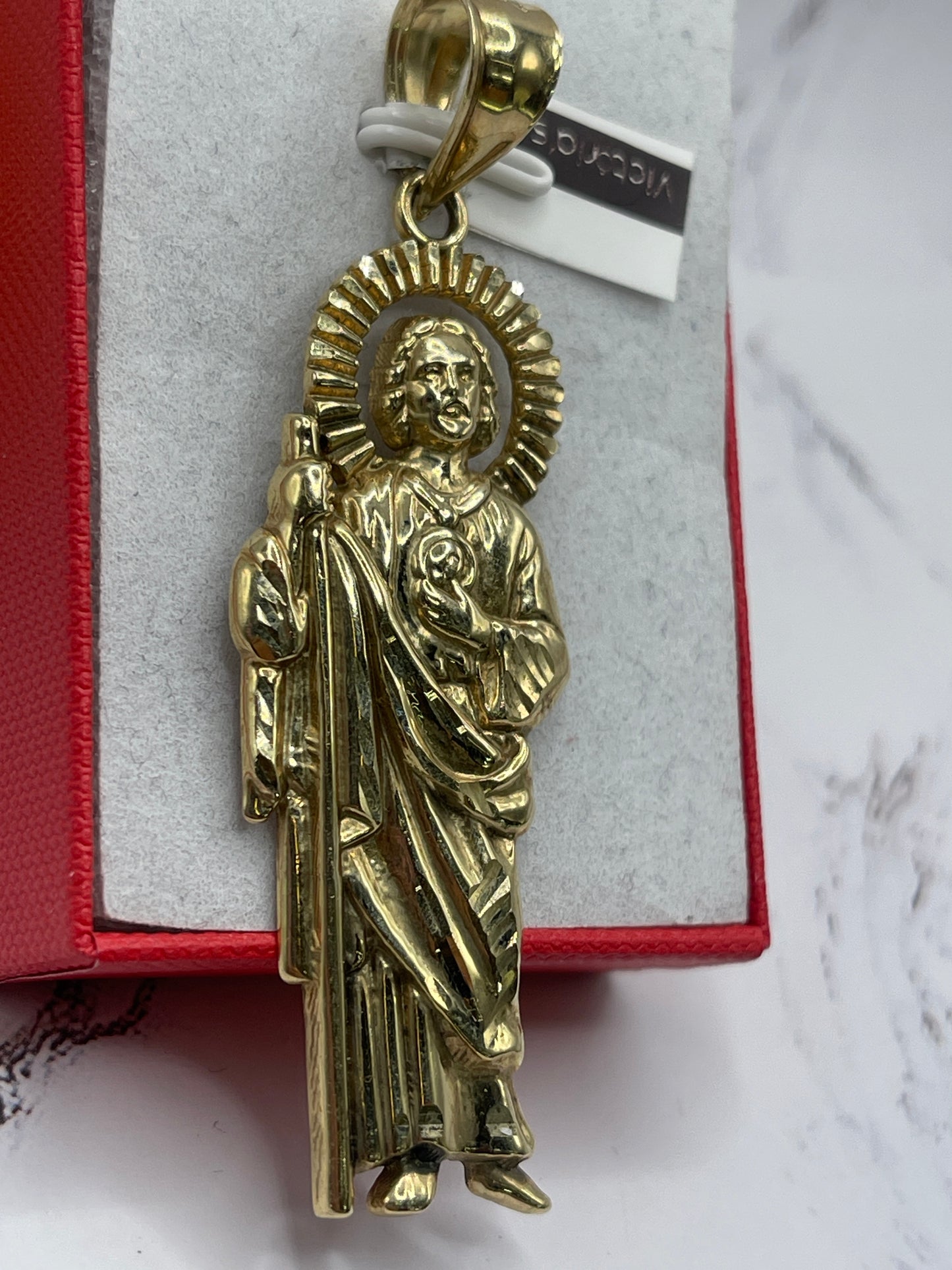 St Judas Pendent 10k
