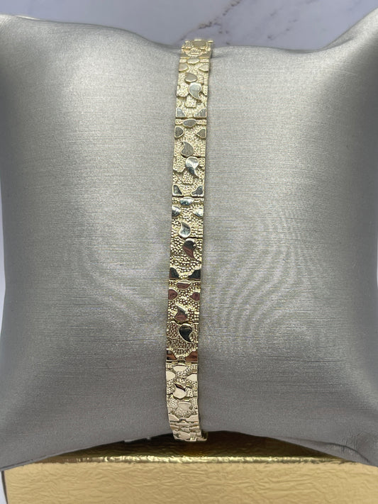 Nugget Bracelet 10k