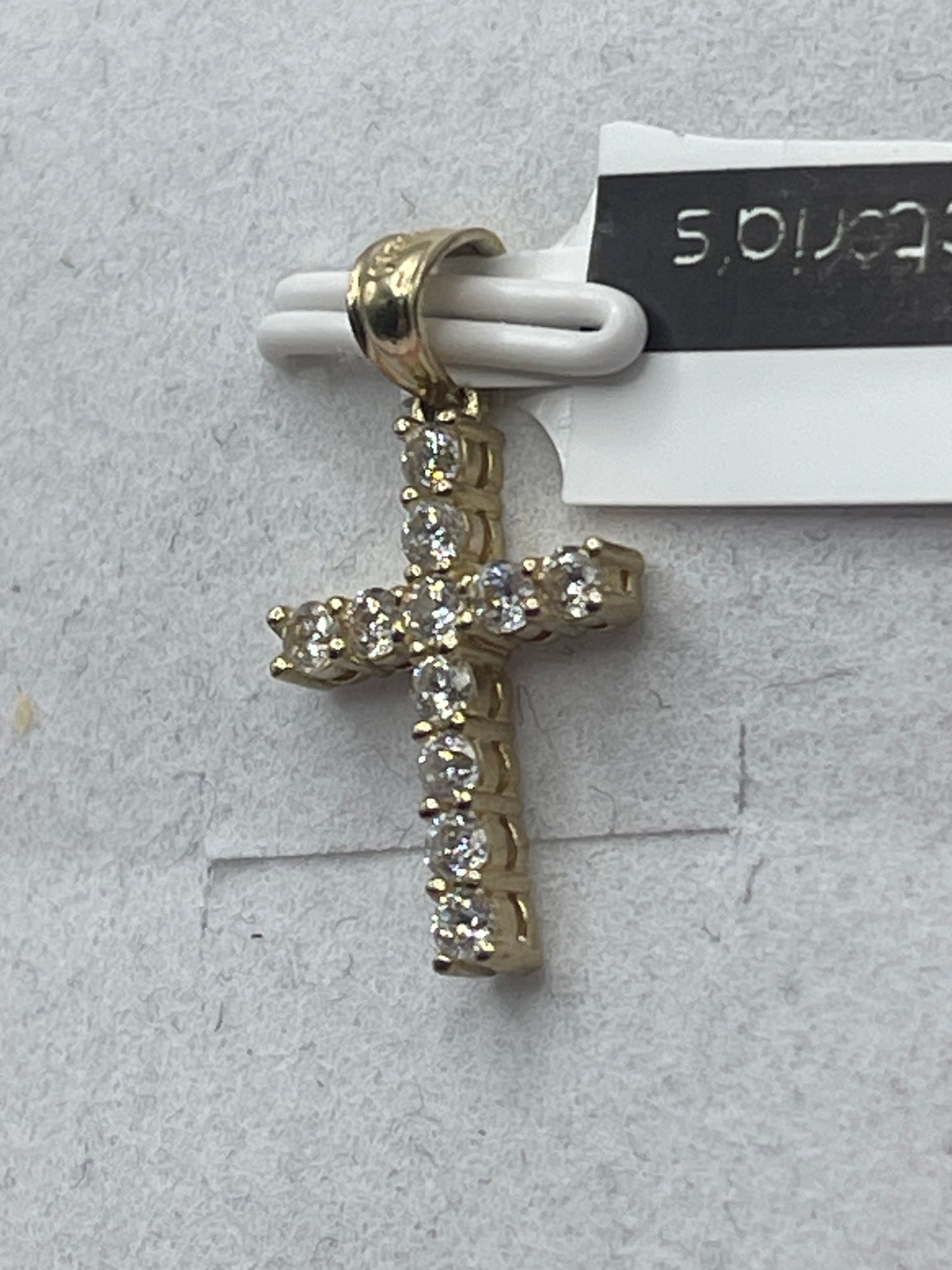 Cross Cz Pendent 14k