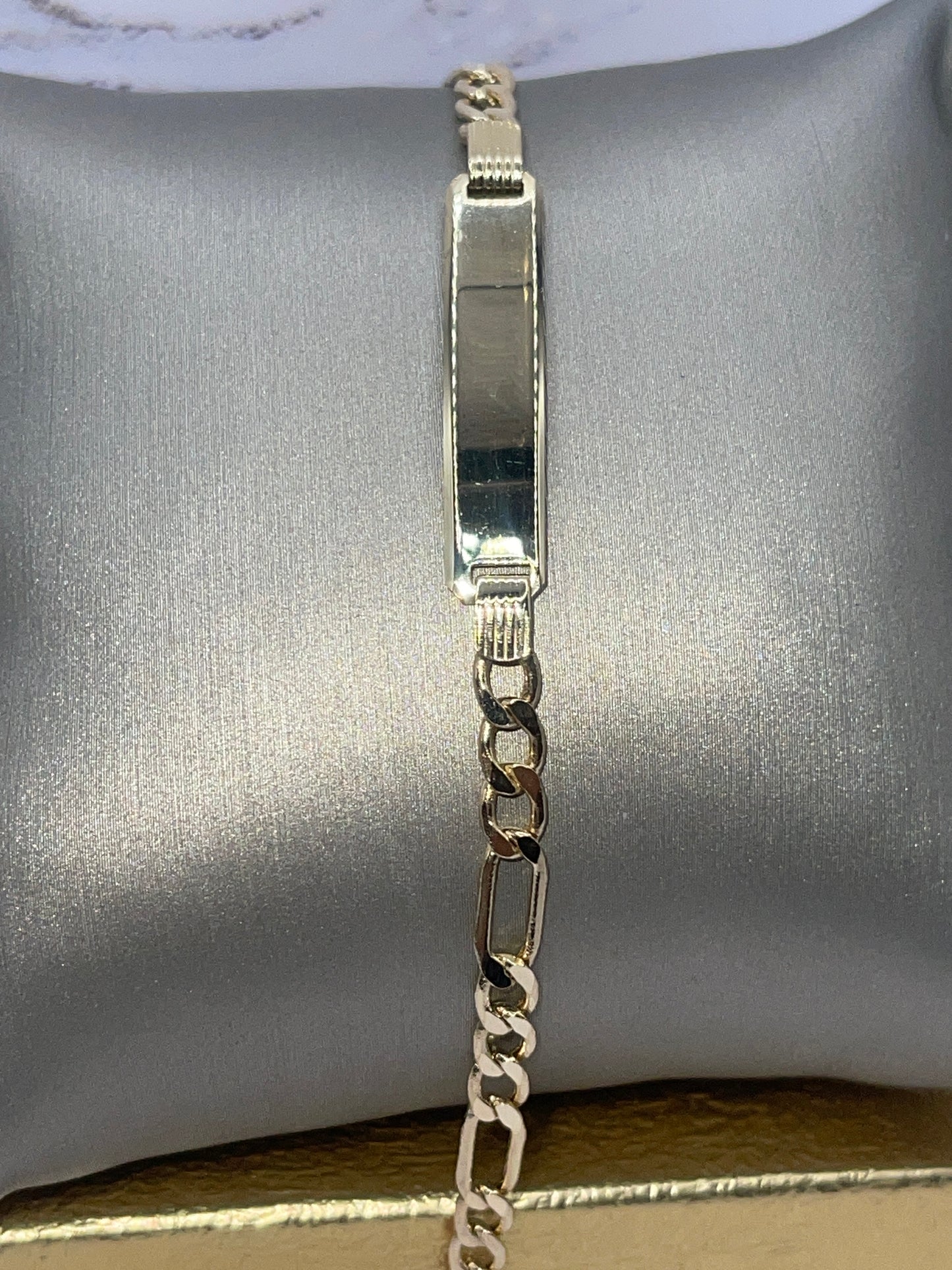 Figaro ID Bracelet (Kids) 10k