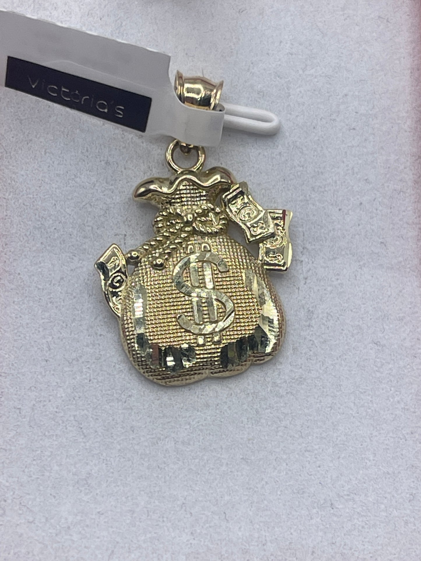 Money Bag Pendent 10k