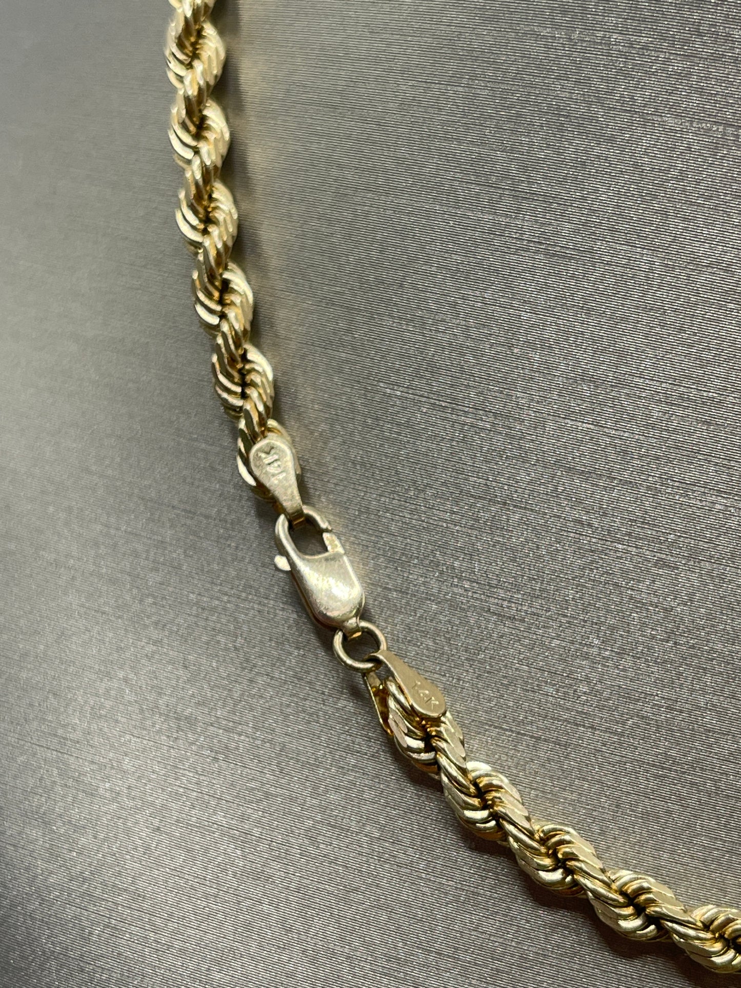 Rope Solid Chain 14k