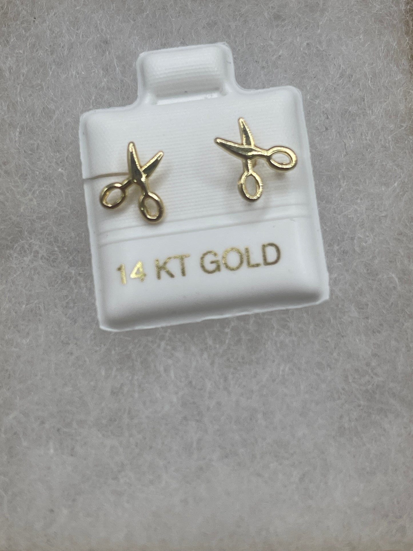 Scissors Earrings 14k