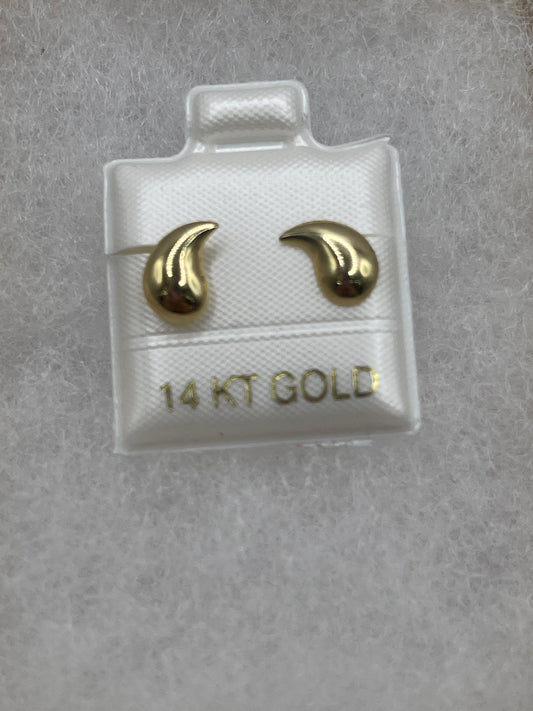Tear Drop Earrings 14k
