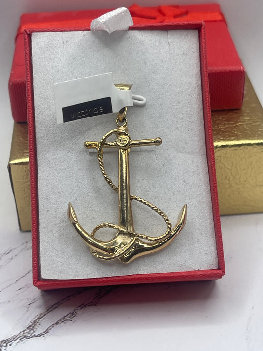 Anchor Pendant 10k