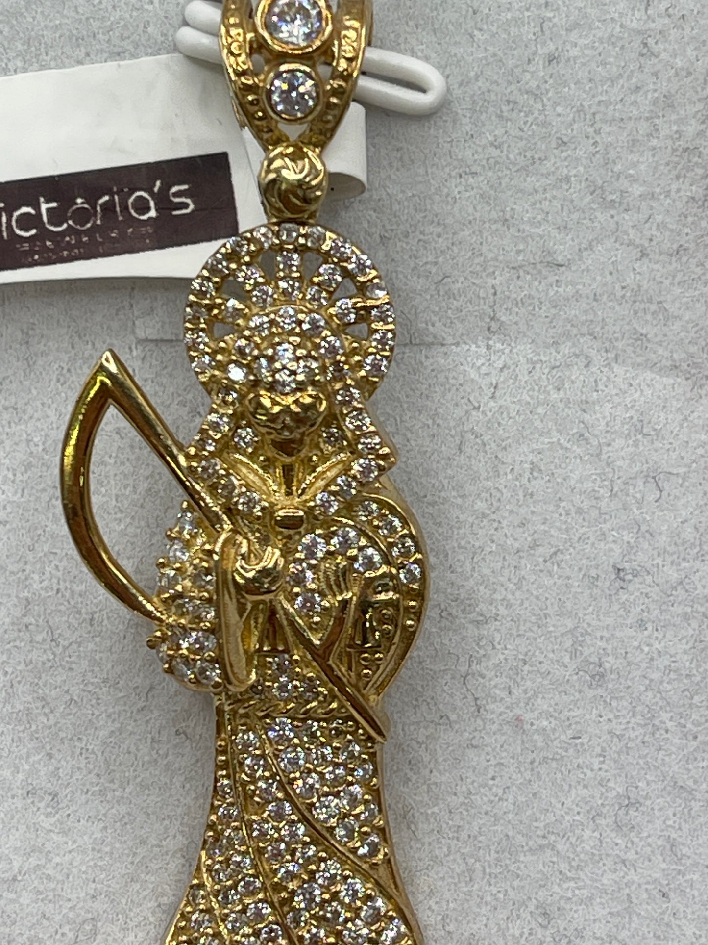 St Muerte Cz Pendent 10k