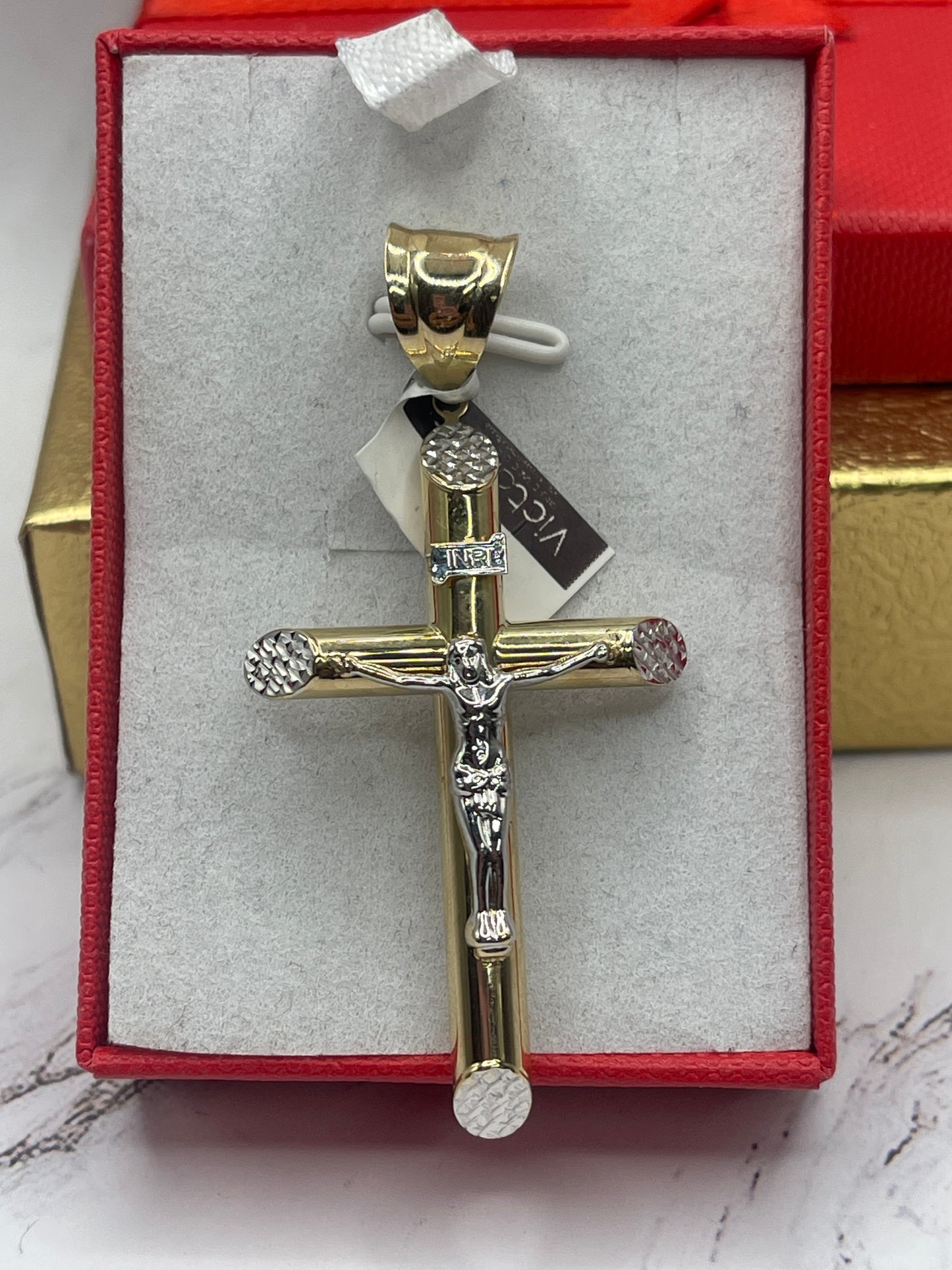Cross Jesus Cx Pendent 14k