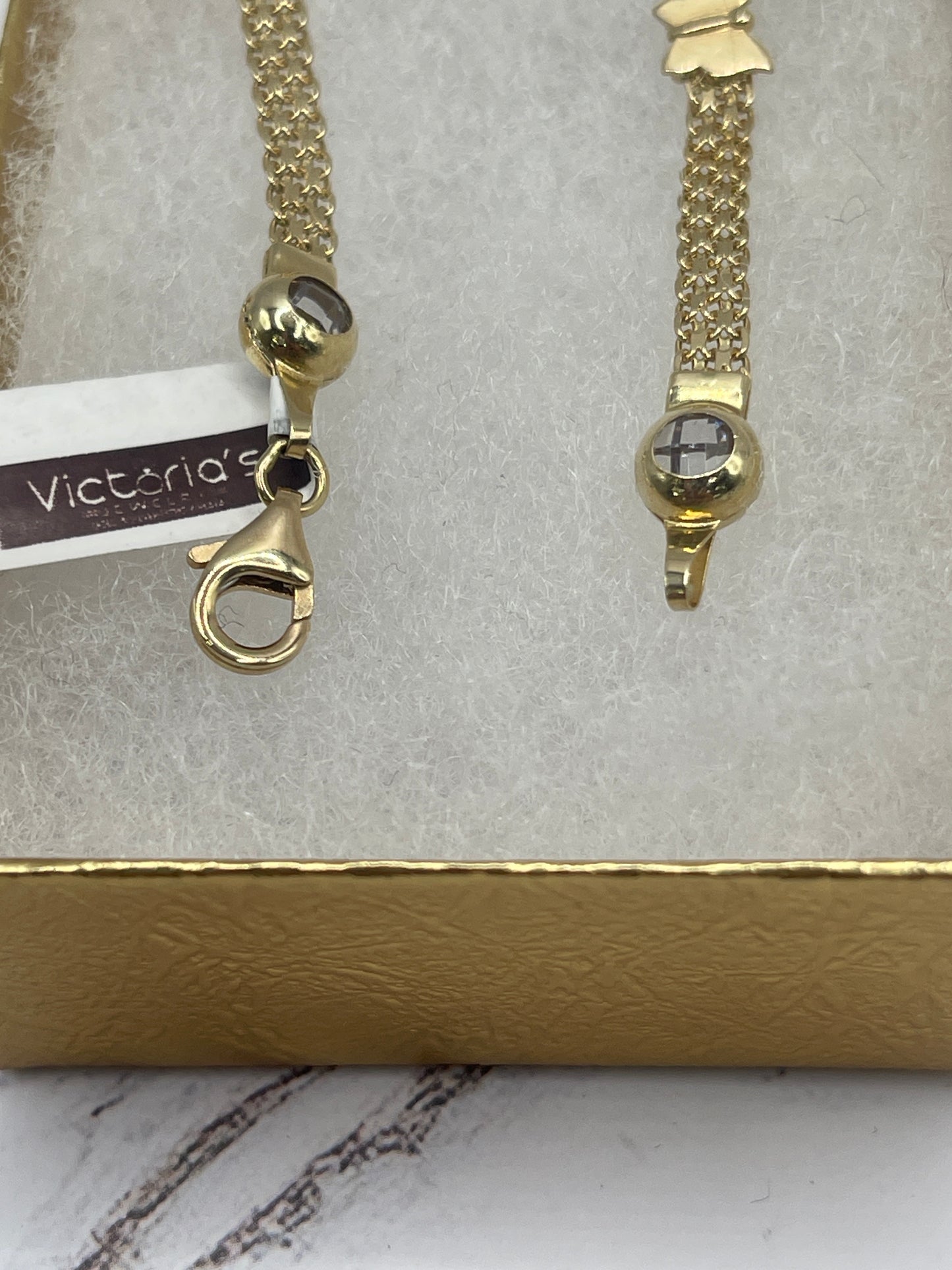 Butterfly Bracelet 14k