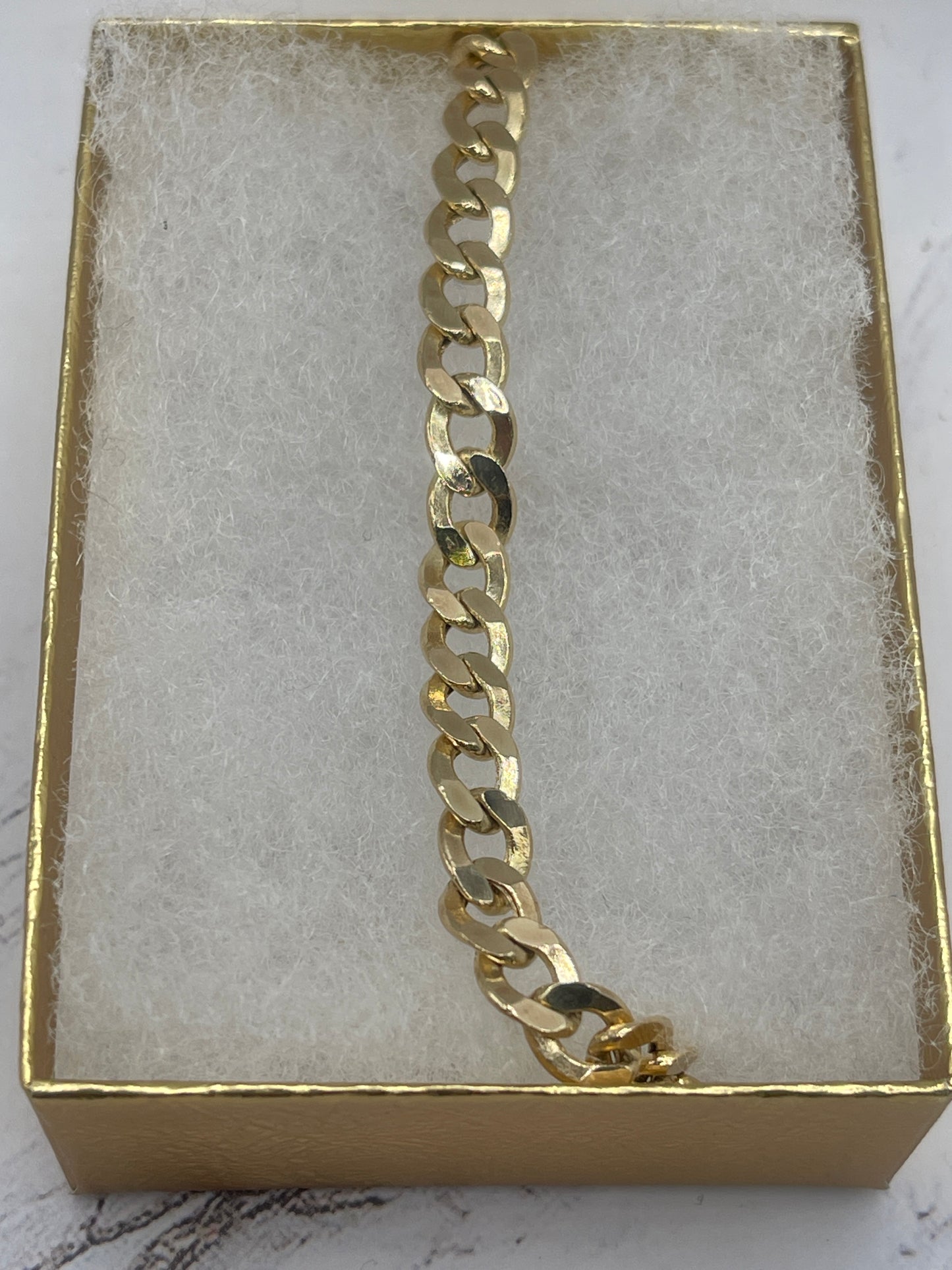 Cuban Hollow Bracelet 10k