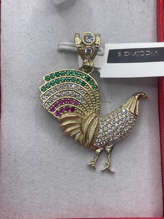 Roaster Cz Pendent 10k