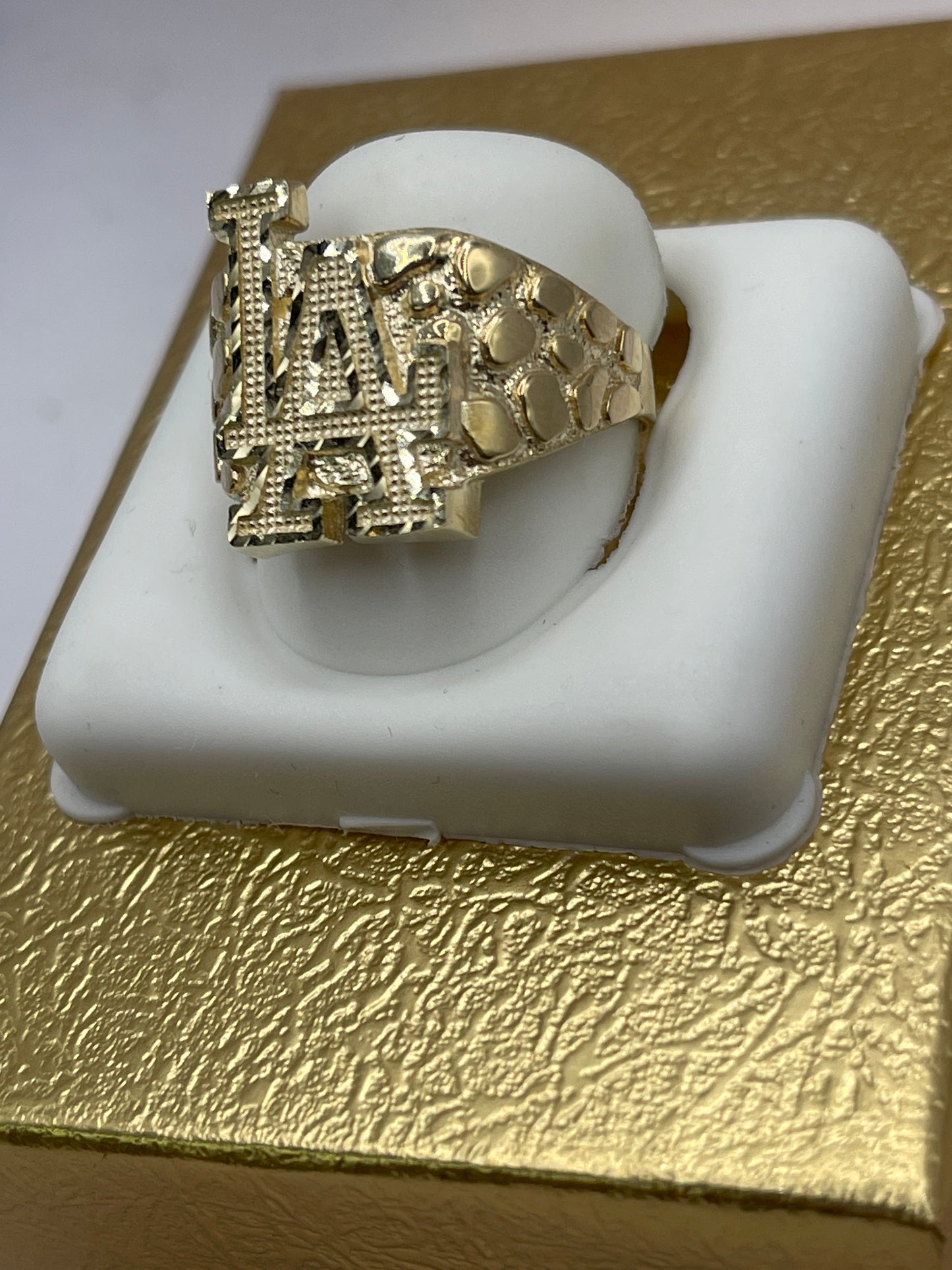 LA Nugget Ring 10k