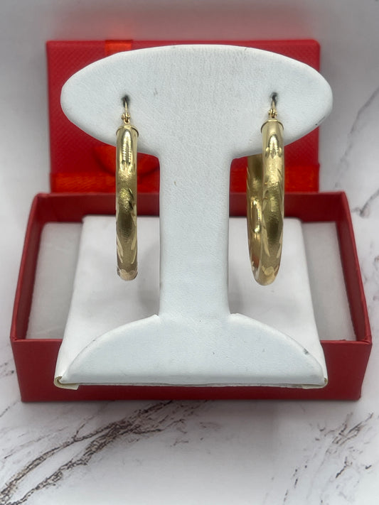 Hoop Earrings 14k