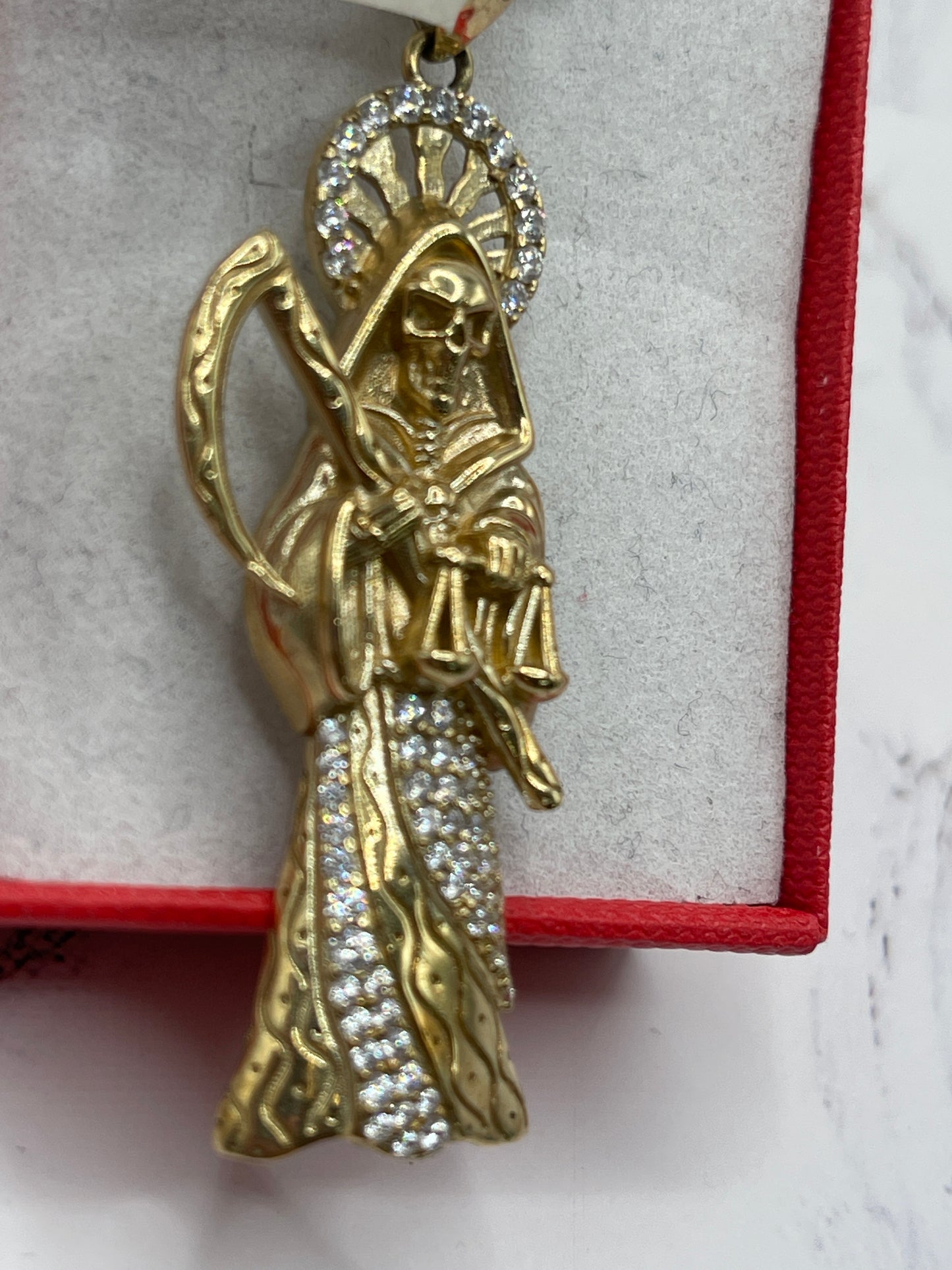 St Muerte Cz Pendent 10k