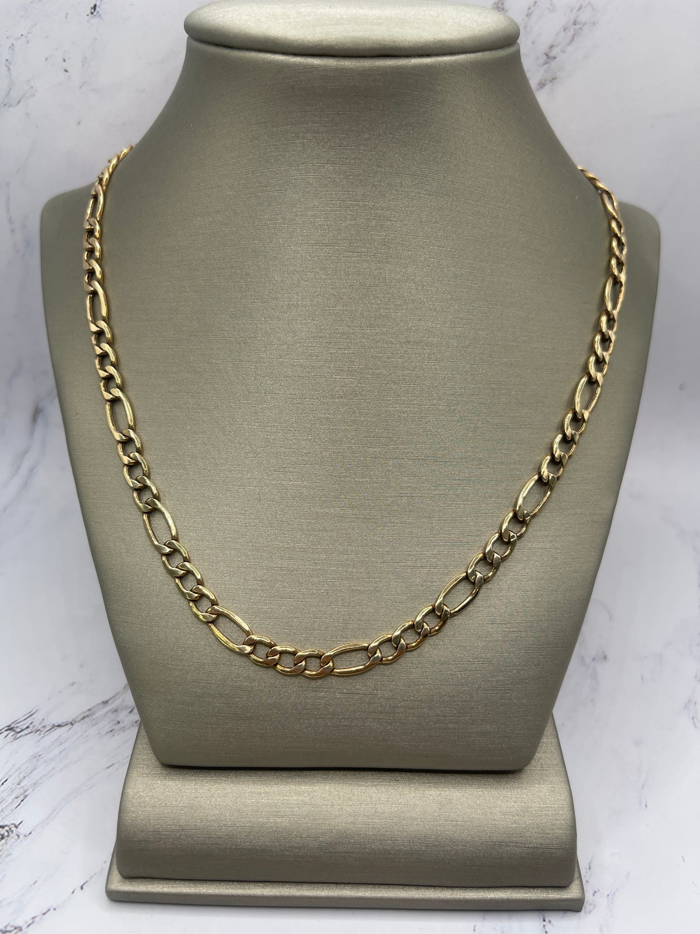 Figaro Hollow Chain 10k