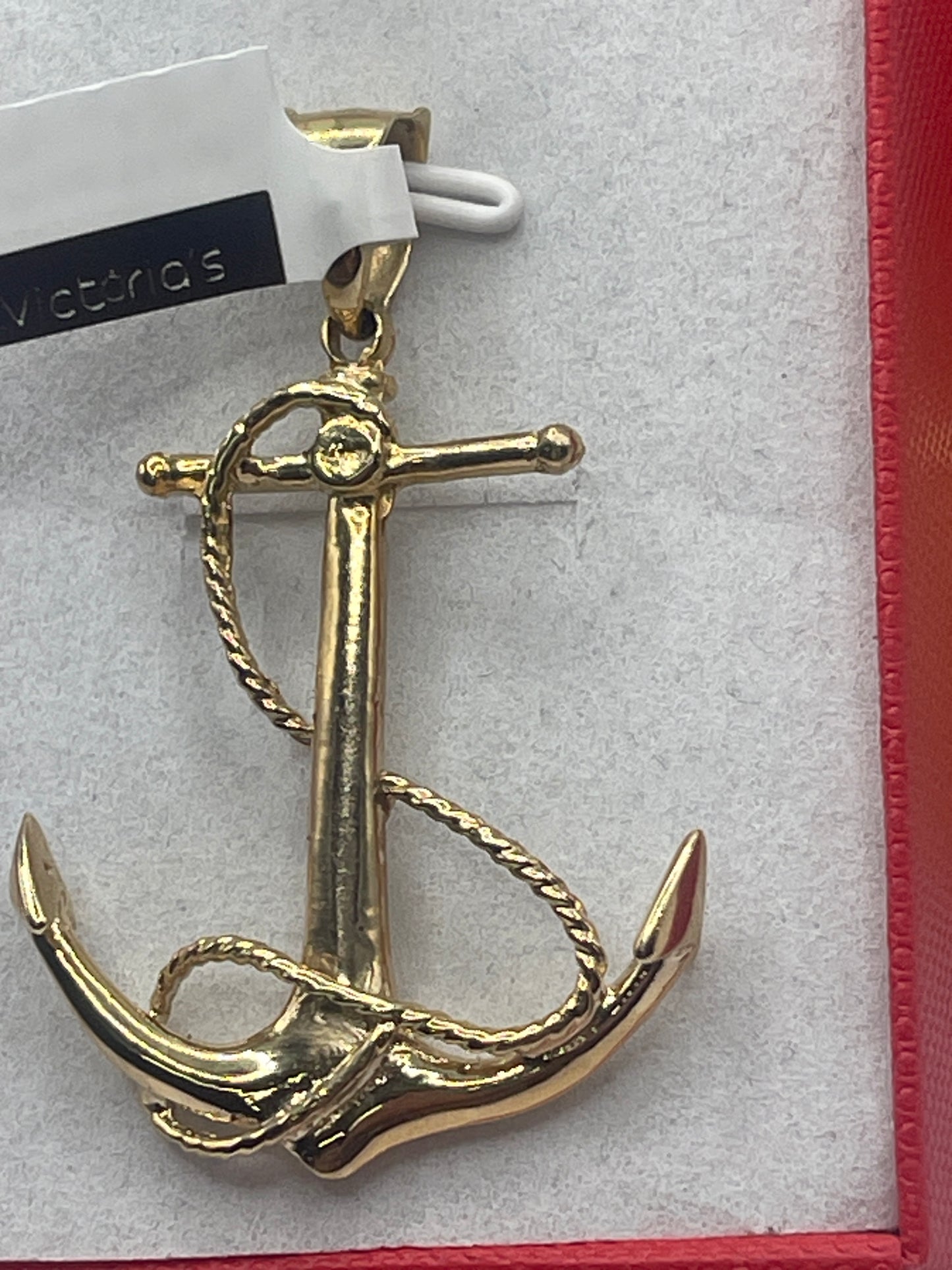 Anchor Pendant 10k