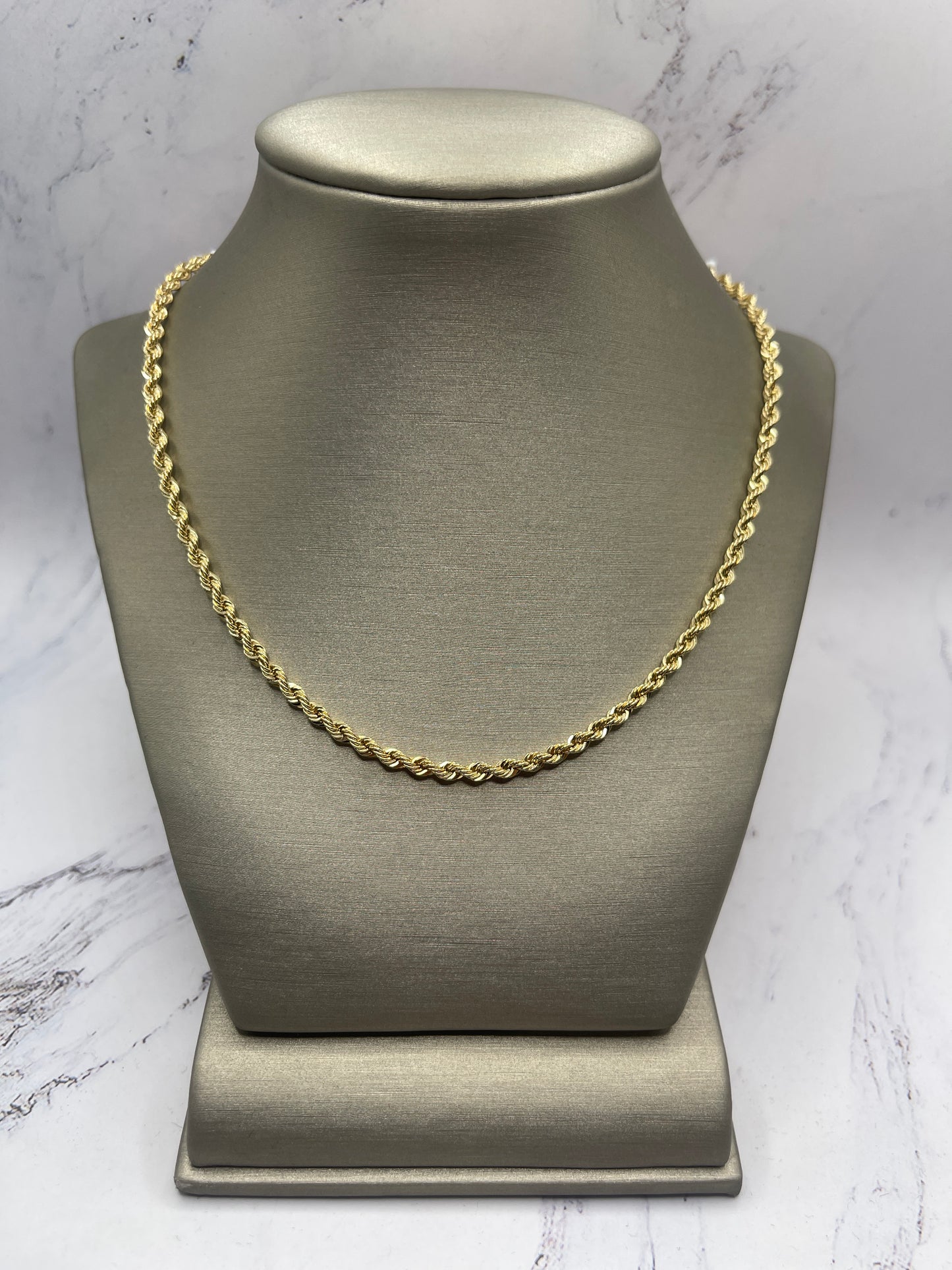 Rope Hollow Chain 14k