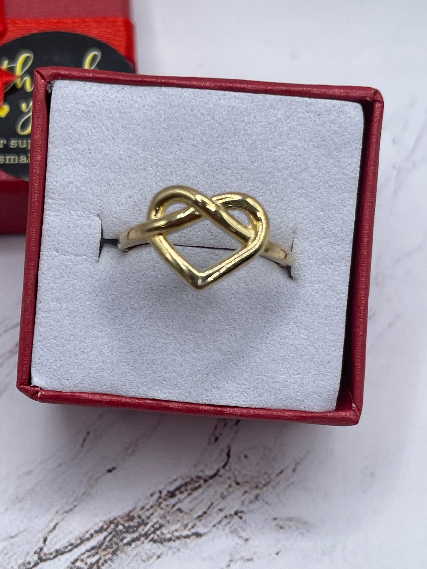 Heart Tight Ring 10k