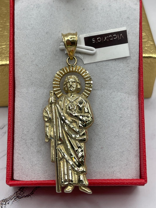 St Judas Pendent 10k