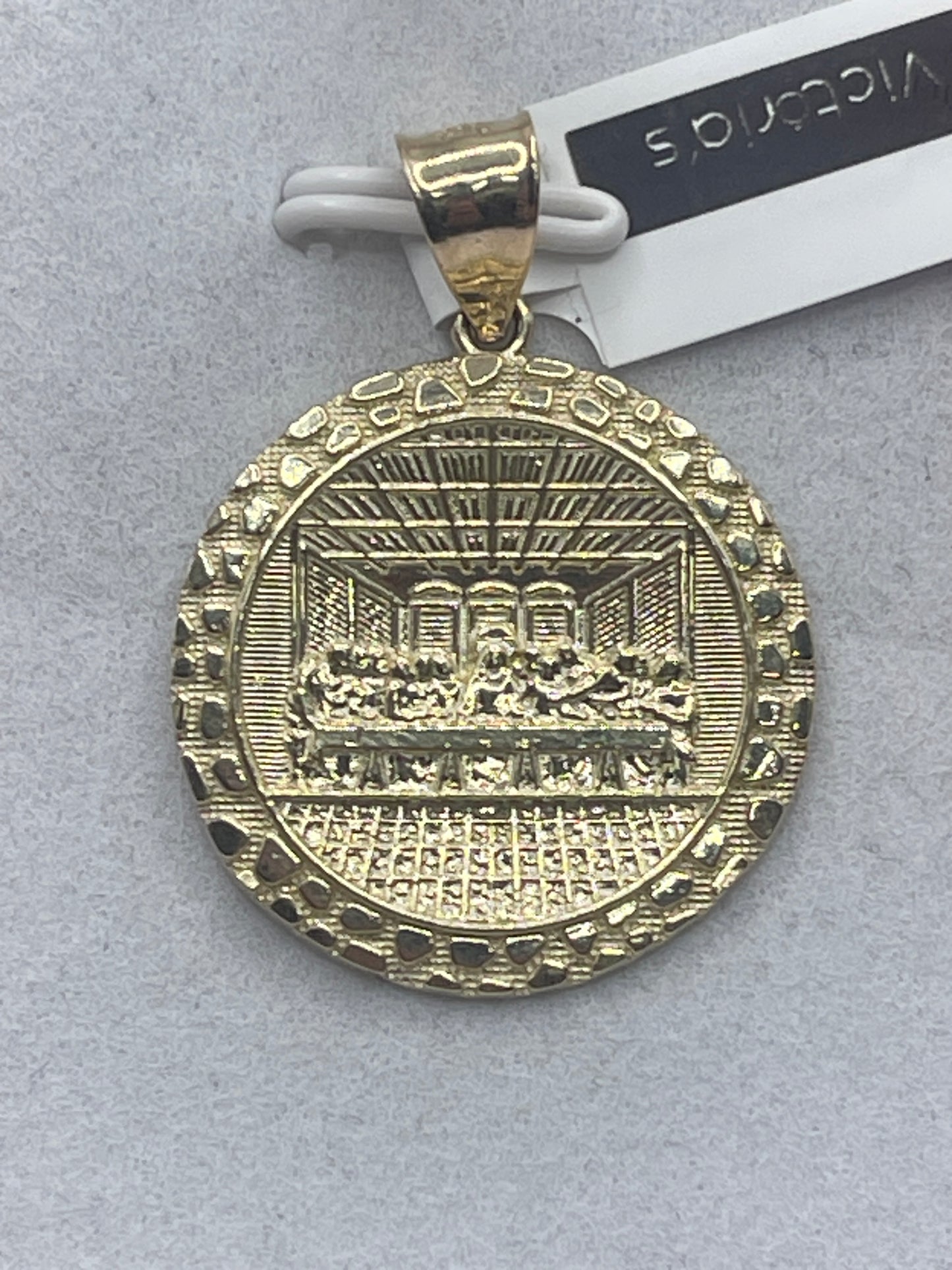 Last Supper Medallion Pendent 10k