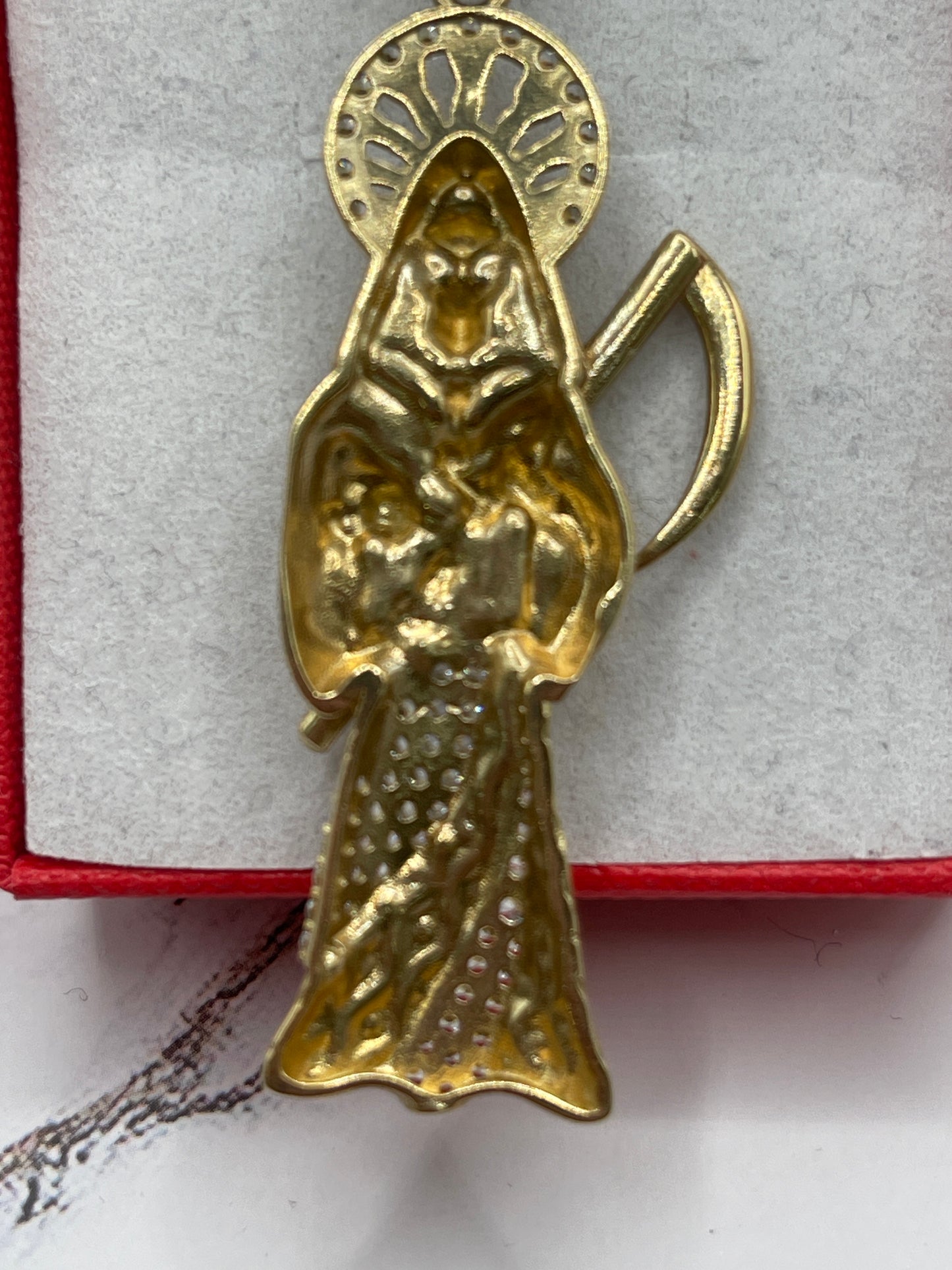 St Muerte Cz Pendent 10k